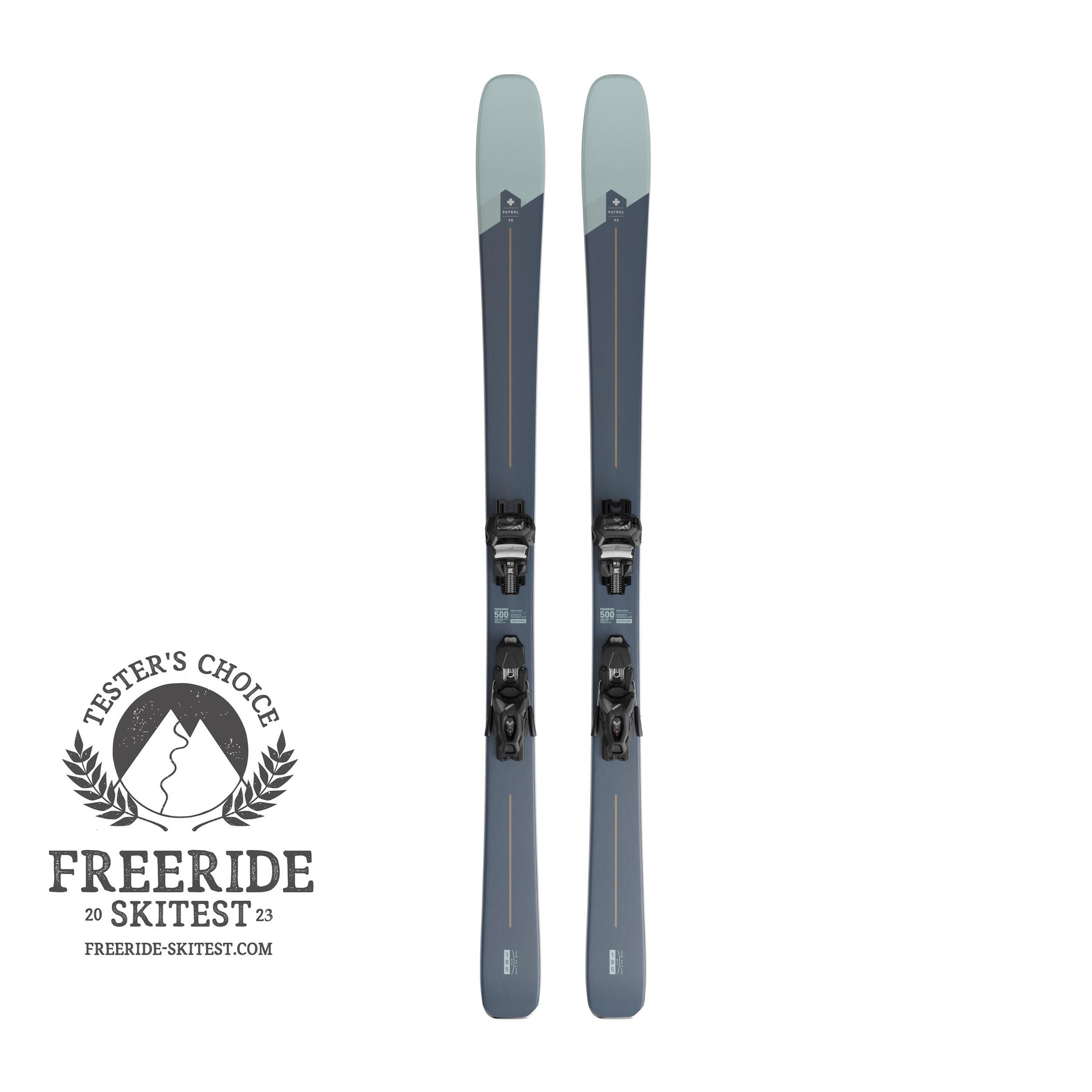 Ski Freeride 500 PATROL 95 Damen MIT BINDUNG