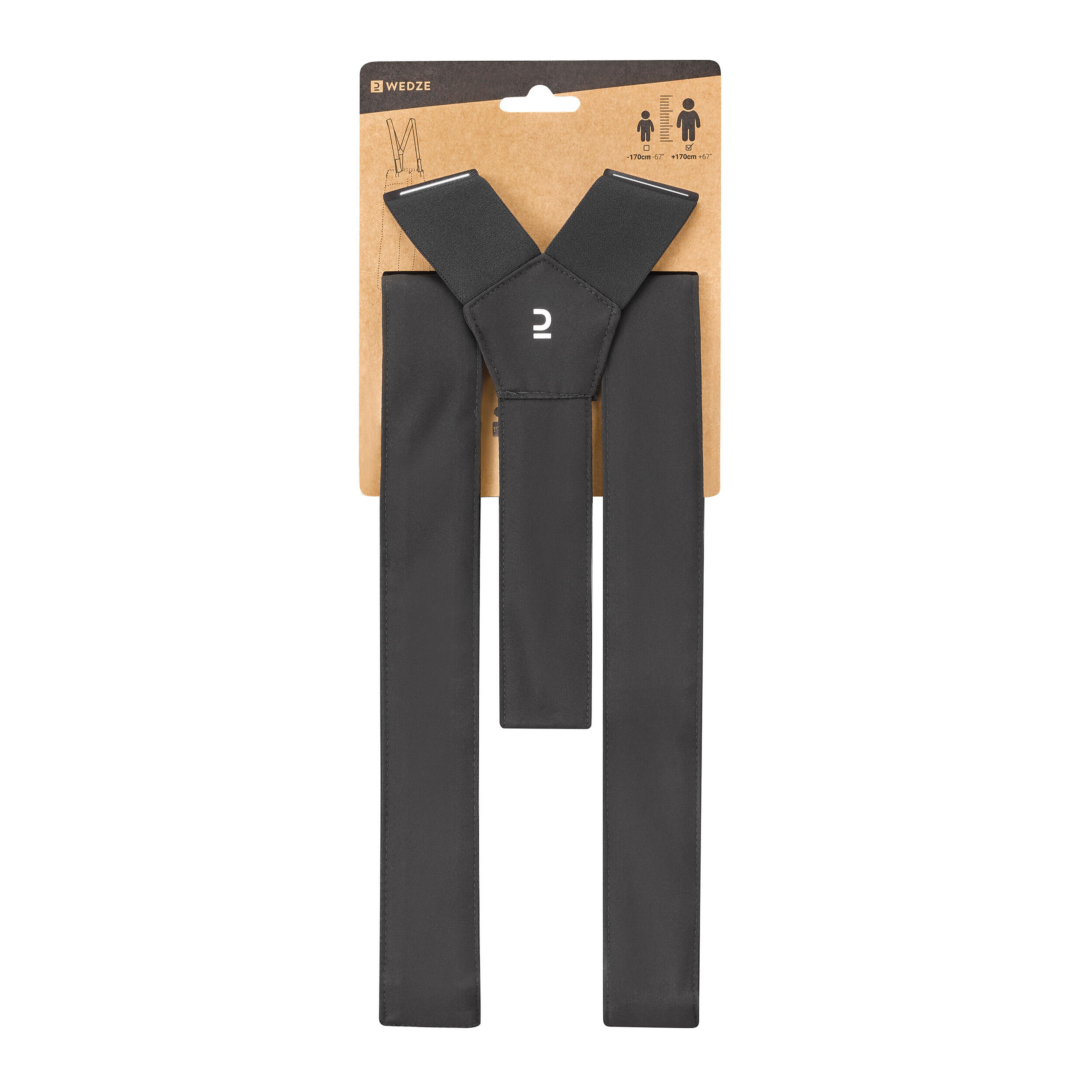 Unisex-Hosenträger für Ski- und Snowboardhosen Wedze