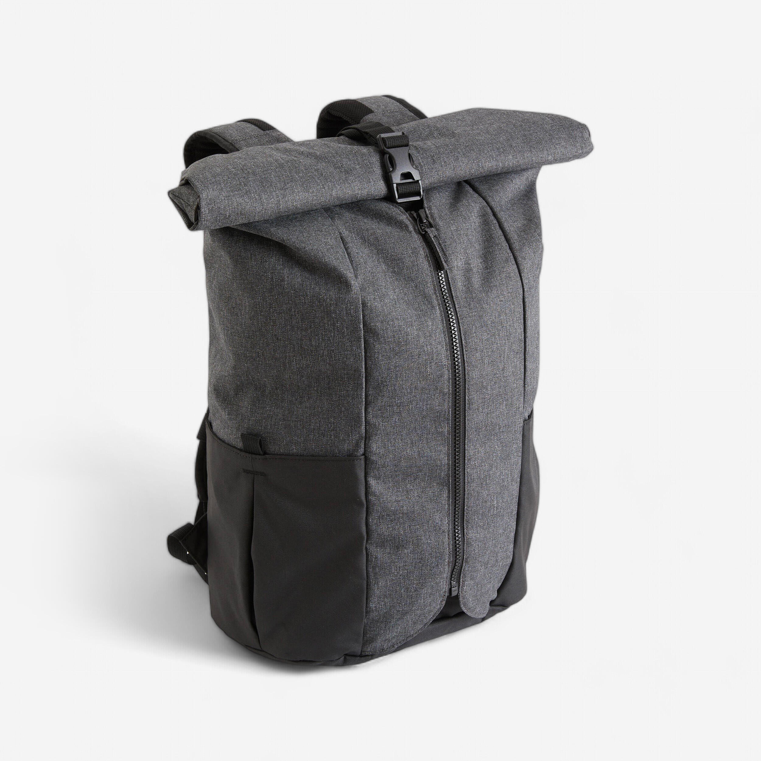Rucksack für Yogamatte 35 l - schwarz