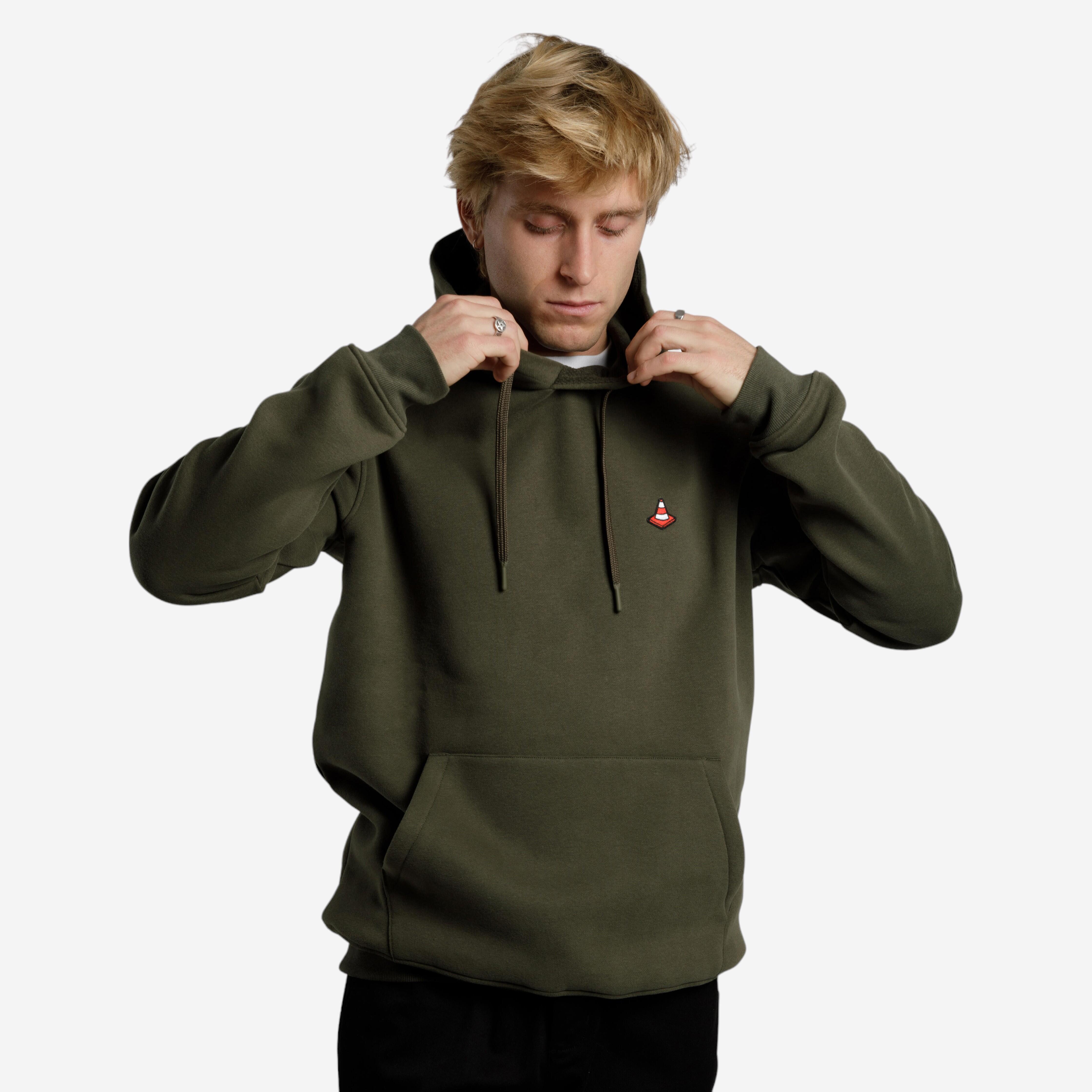 Skateboard Hoodie strapazierfähig - HD500 khaki