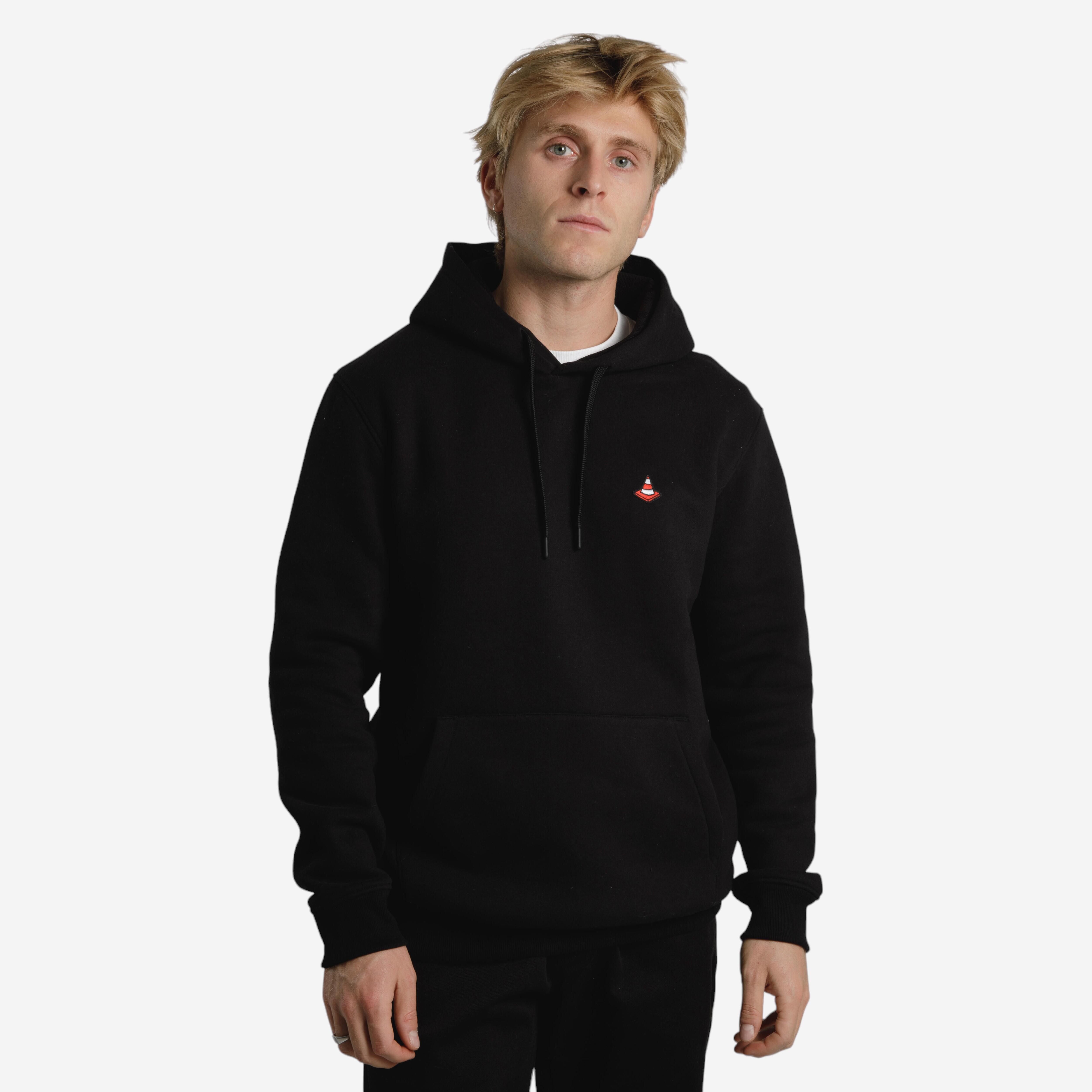 Skateboard Hoodie strapazierfähig - HD500 schwarz