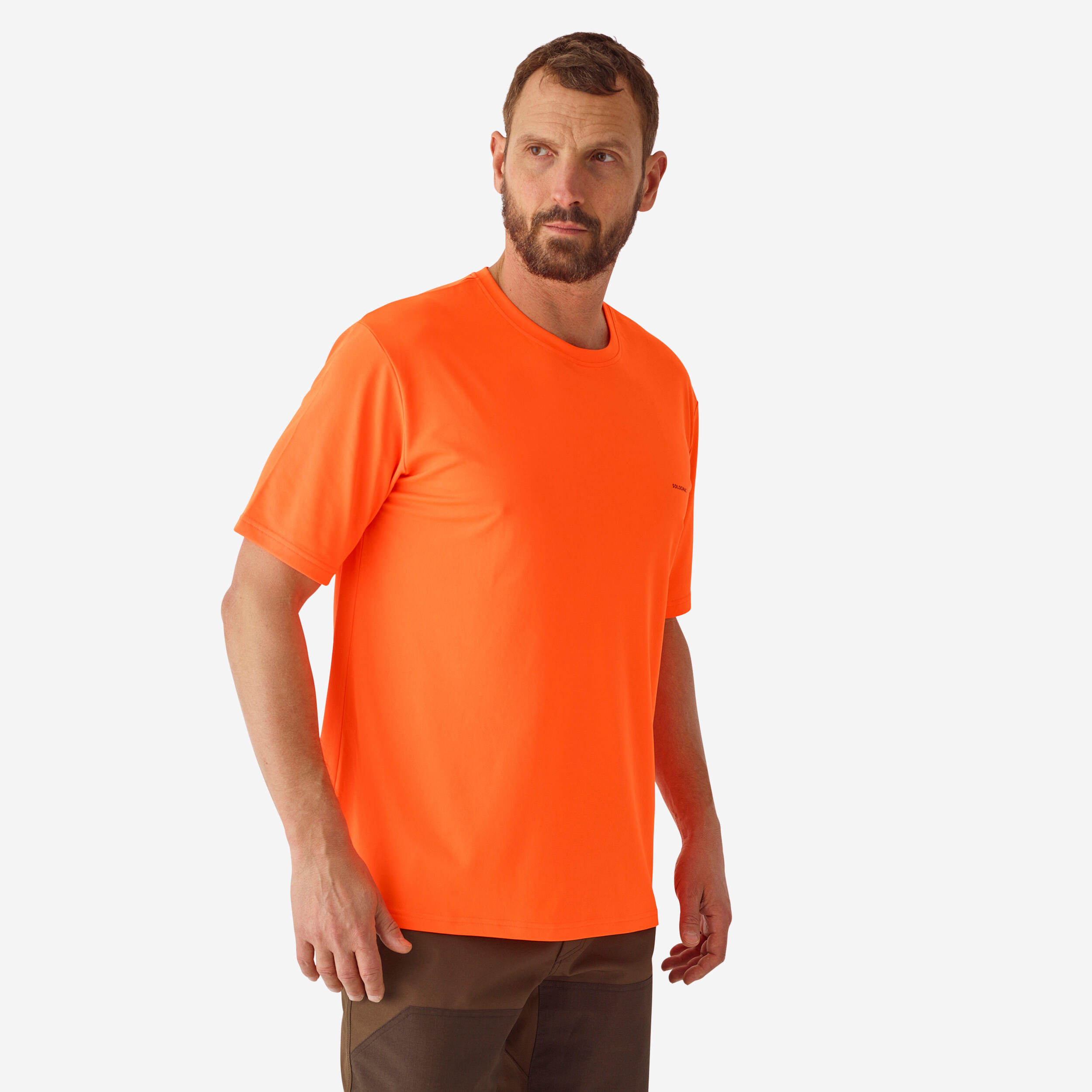 Jagd-T-Shirt 300 atmungsaktiv orange