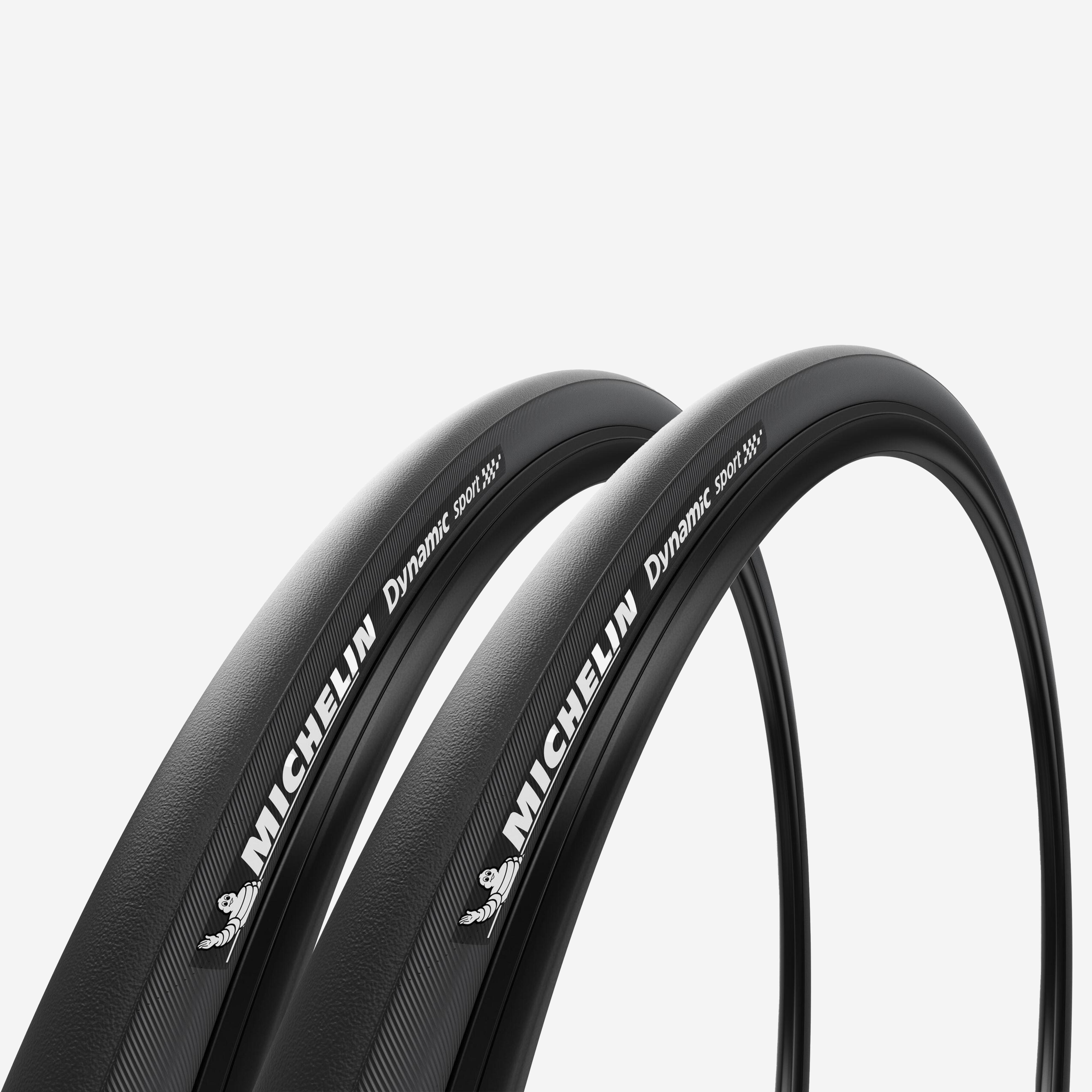 2 STK. FAHRRADREIFEN RENNRAD MICHELIN DYNAMIC SPORT SCHWARZ 700×25 (25-622)