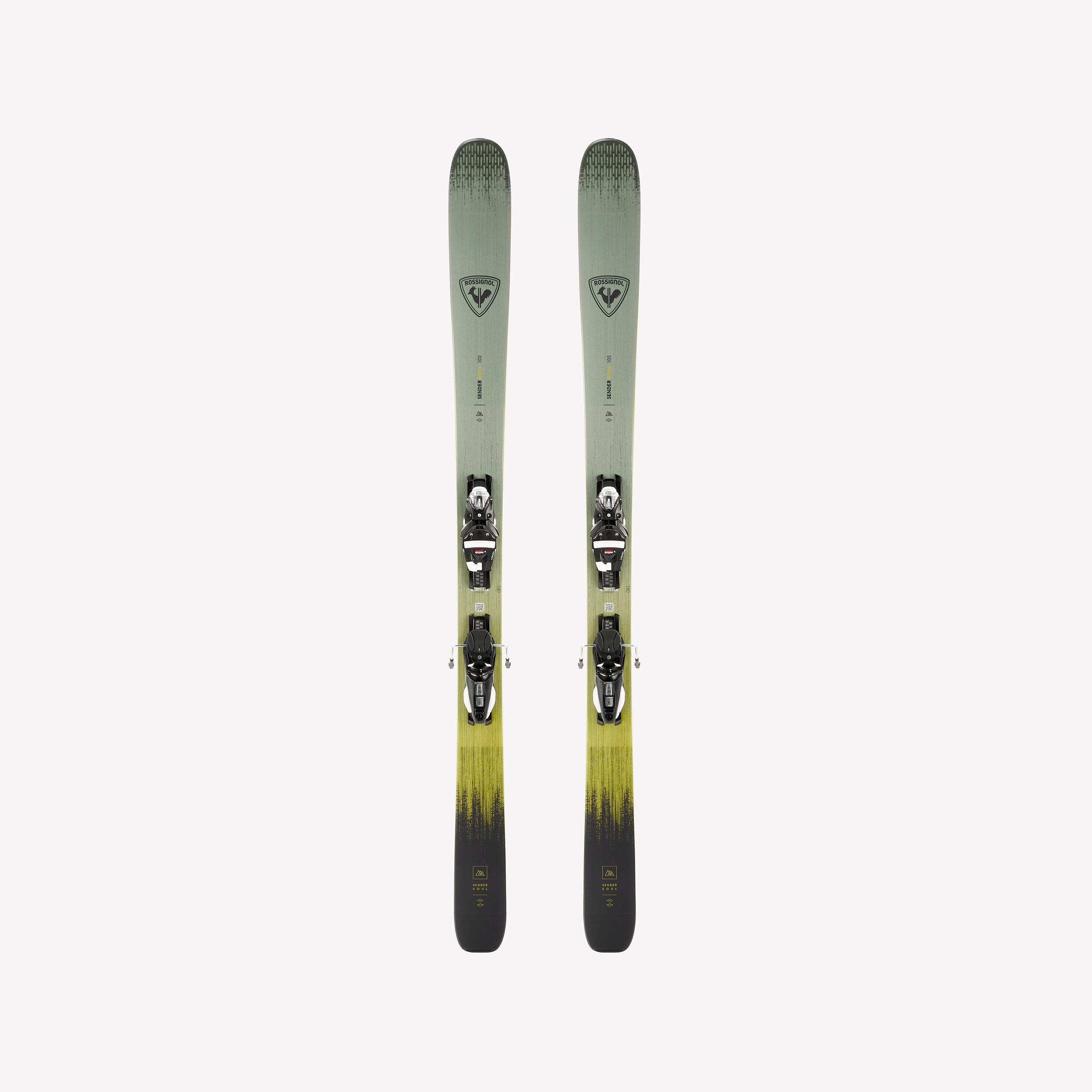 Ski Herren/Damen Freeride - Sender Soul 102 Rossignol + Bindung Look NX12
