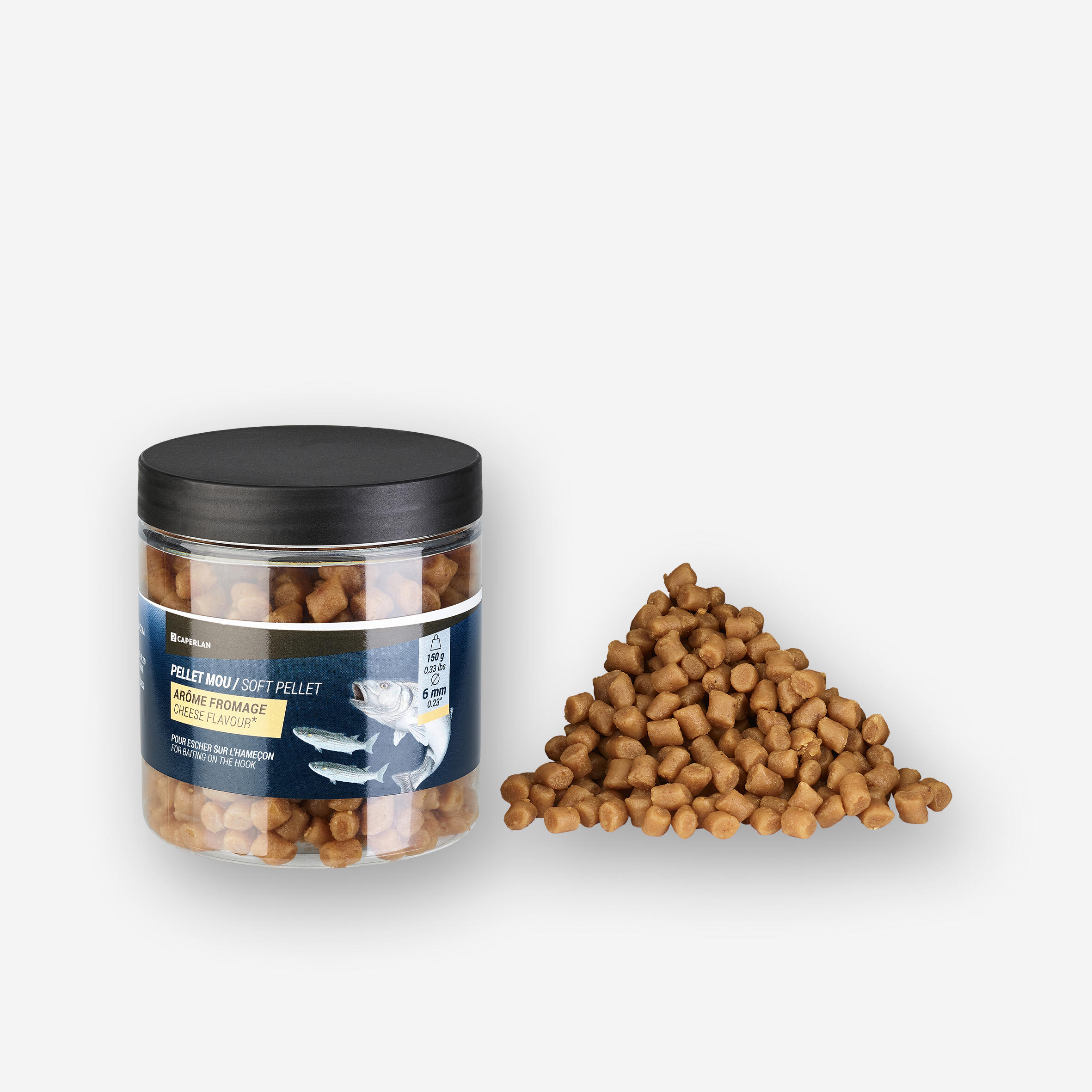 Soft-Pellet Meeresangeln 6 mm Käse