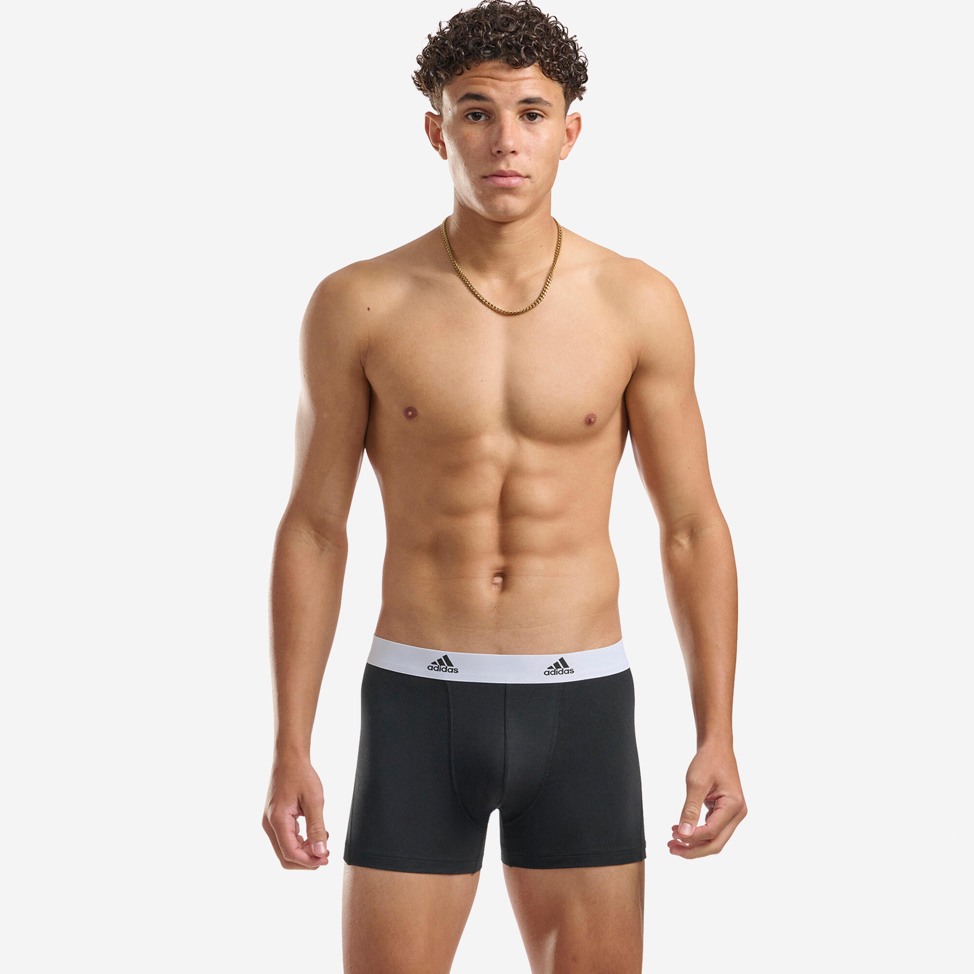 Boxershorts Herren 2er-Pack ‒ schwarz