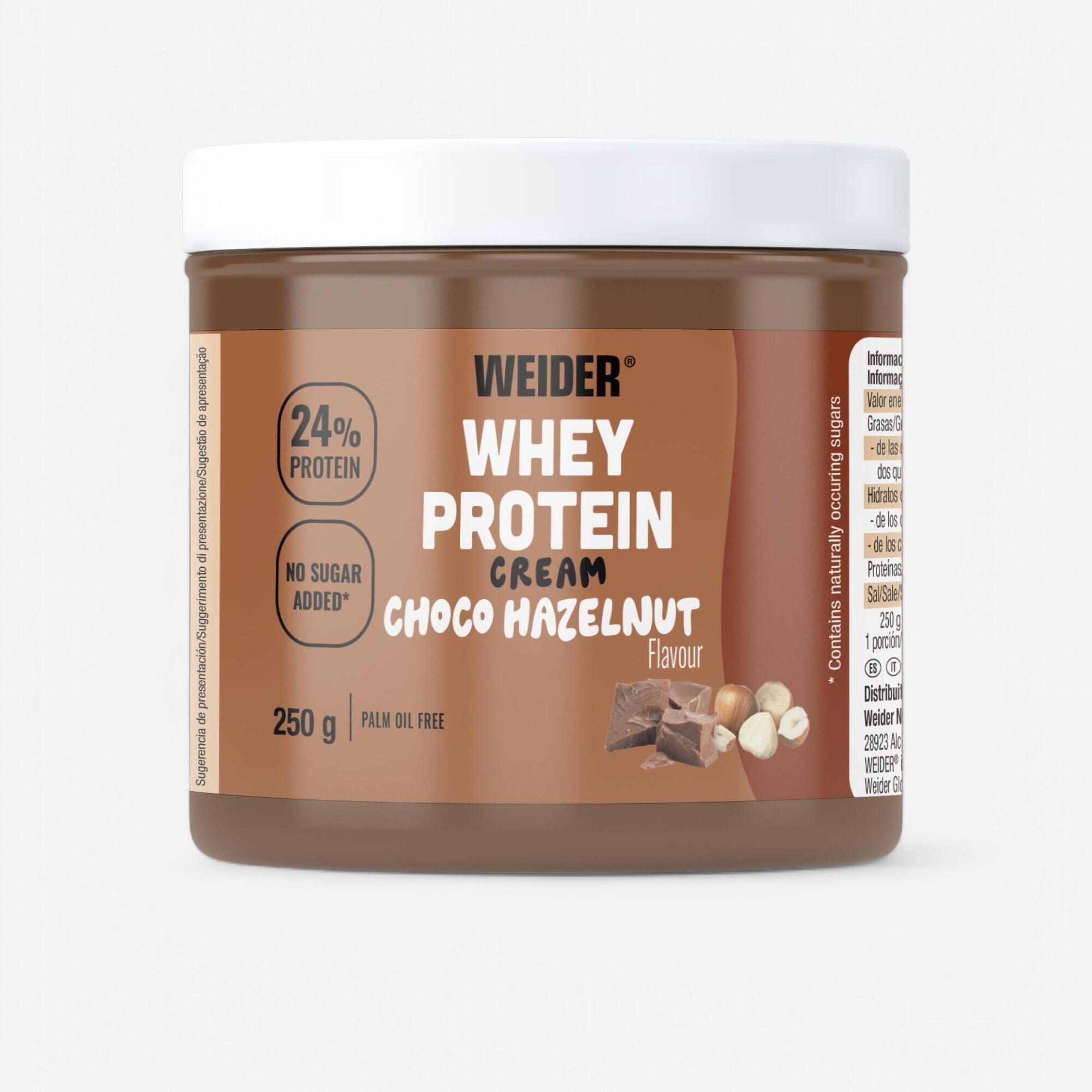 Brotaufstrich Protein Schoko/Haselnuss 250 g - Whey Protein Cream