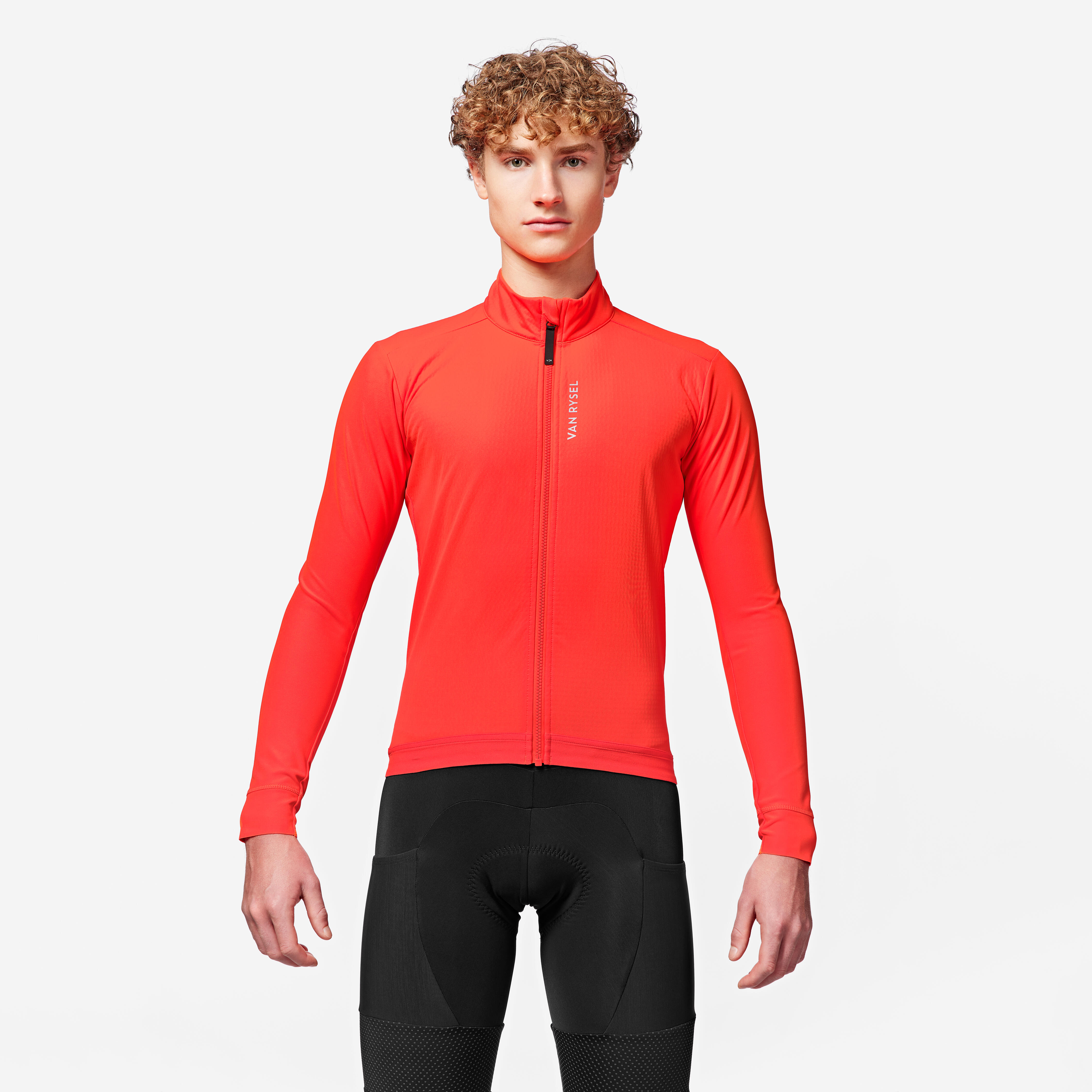 Fahrrad Winterjacke Rennrad Racer 2 Herren orange