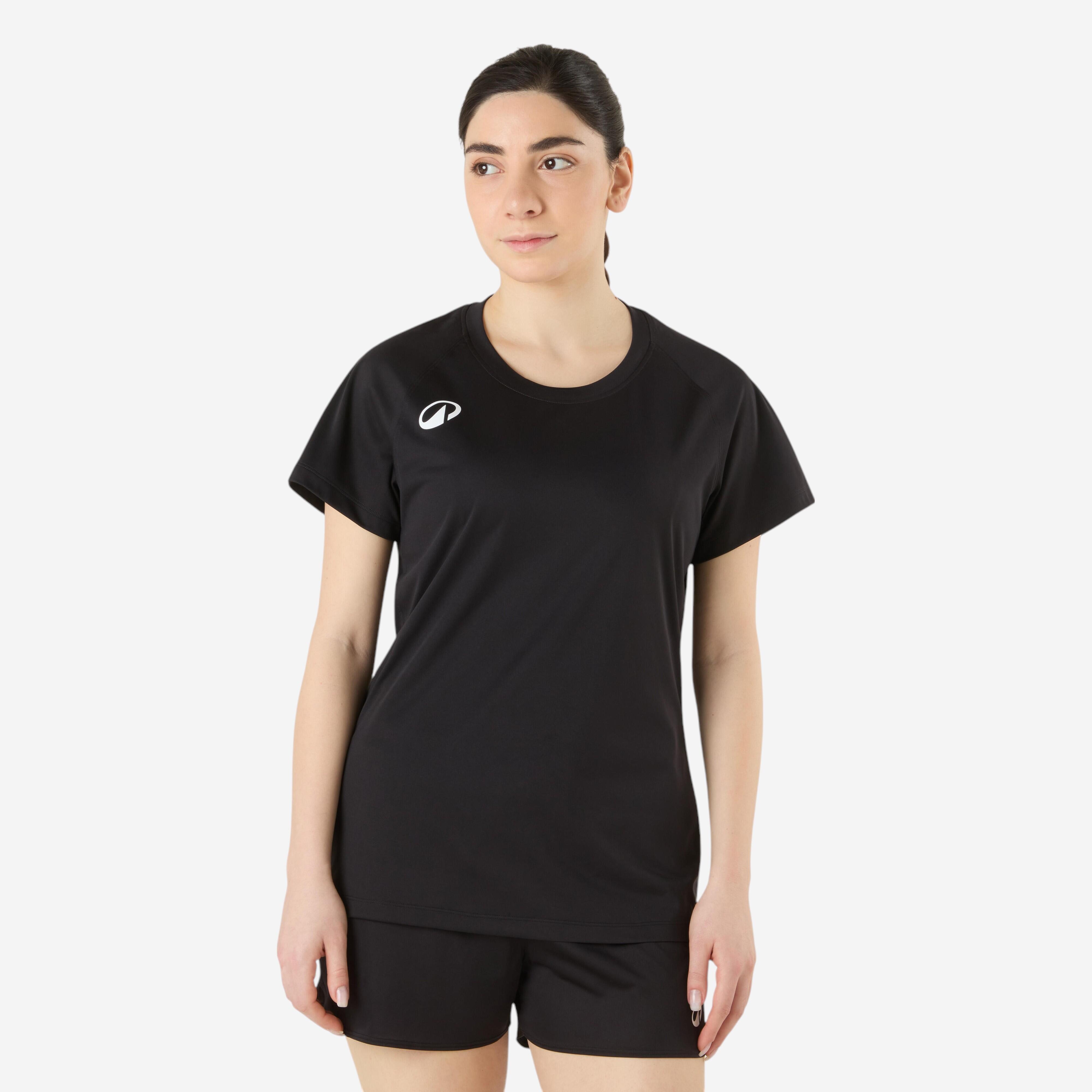 Damen Handball Trikot - H100 schwarz