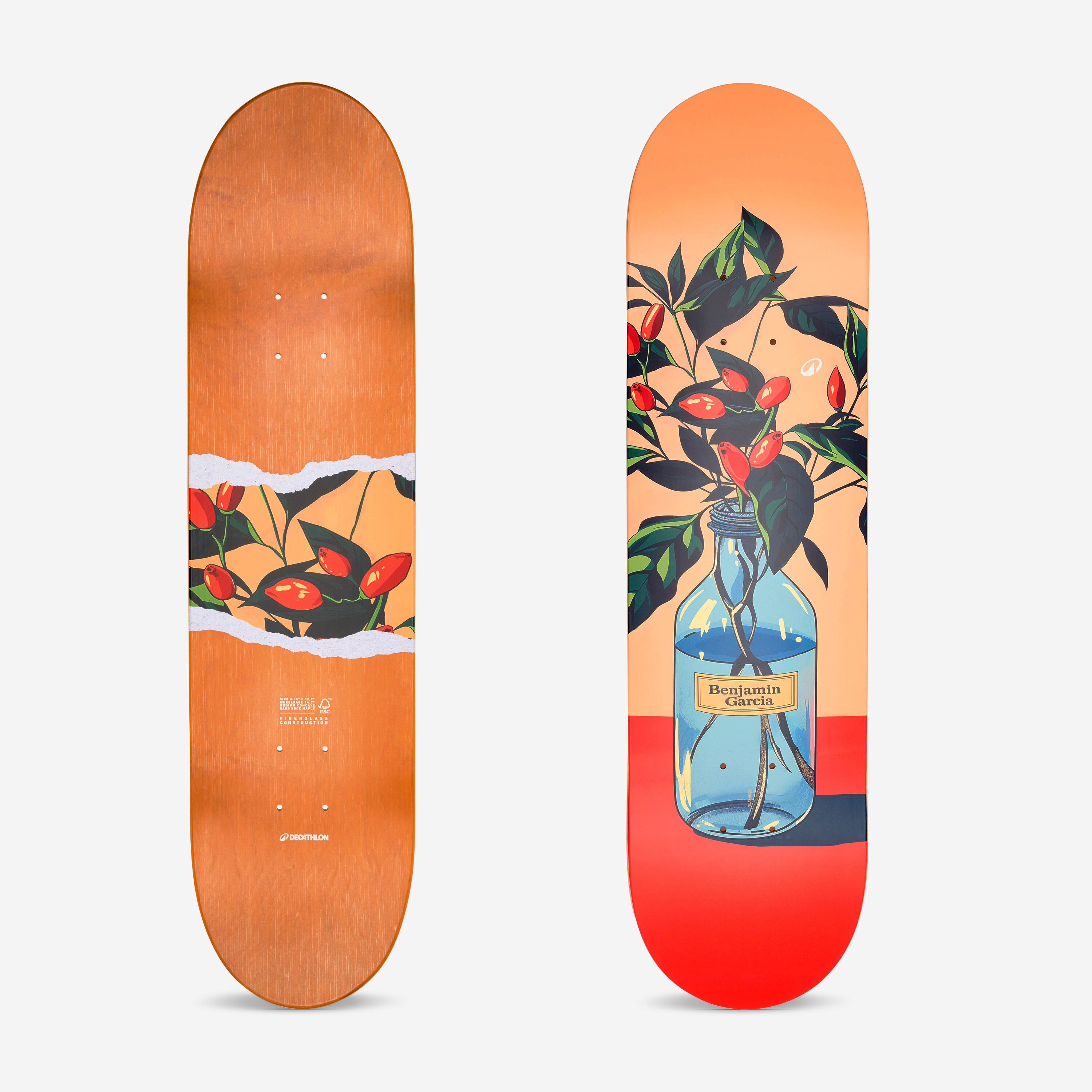 Skateboard-Deck Composite 8' - DK900 FGC Pro Modell Benjamin Garcia