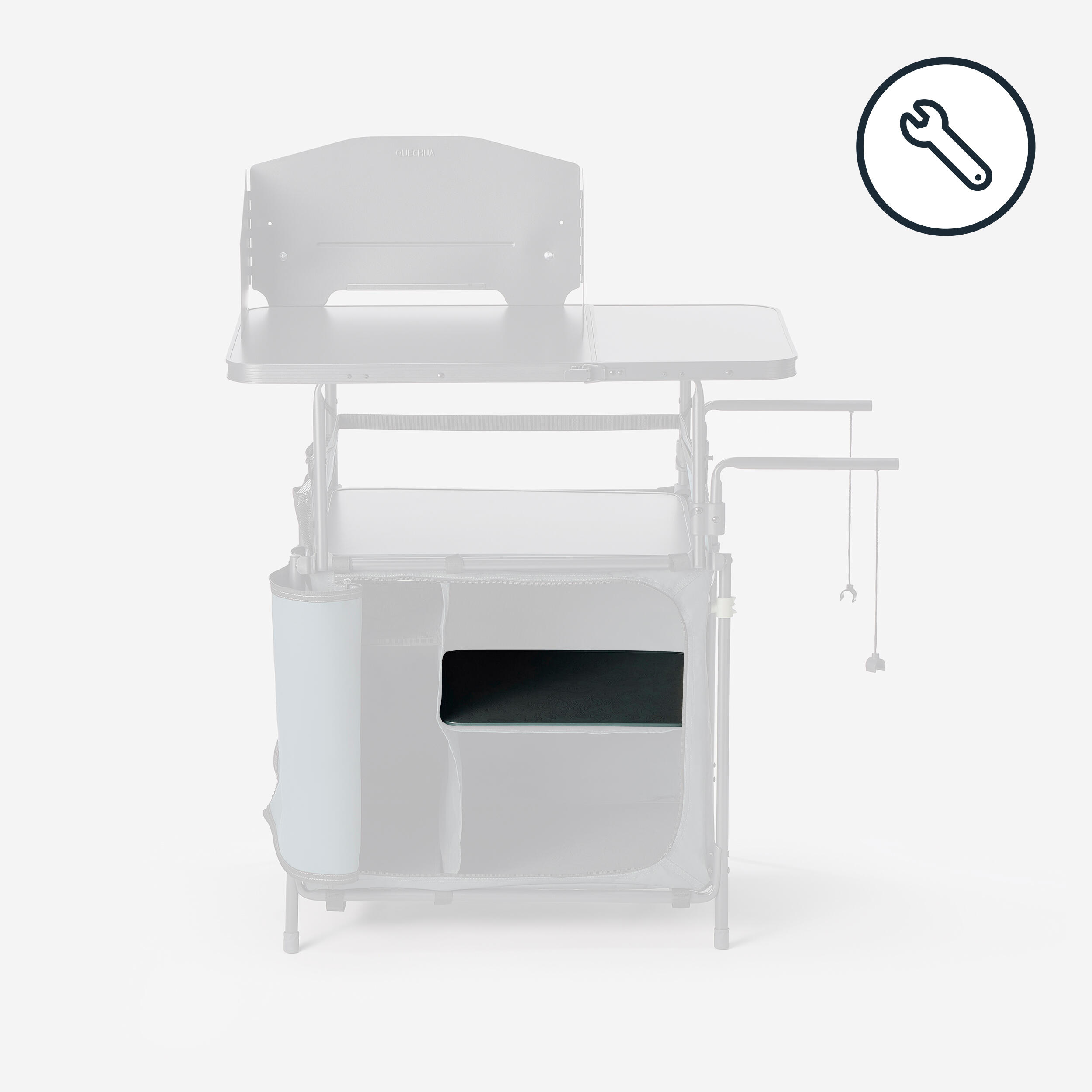 Regaleinsatz - Ersatzteil für Küchenmöbel M oder L Camping