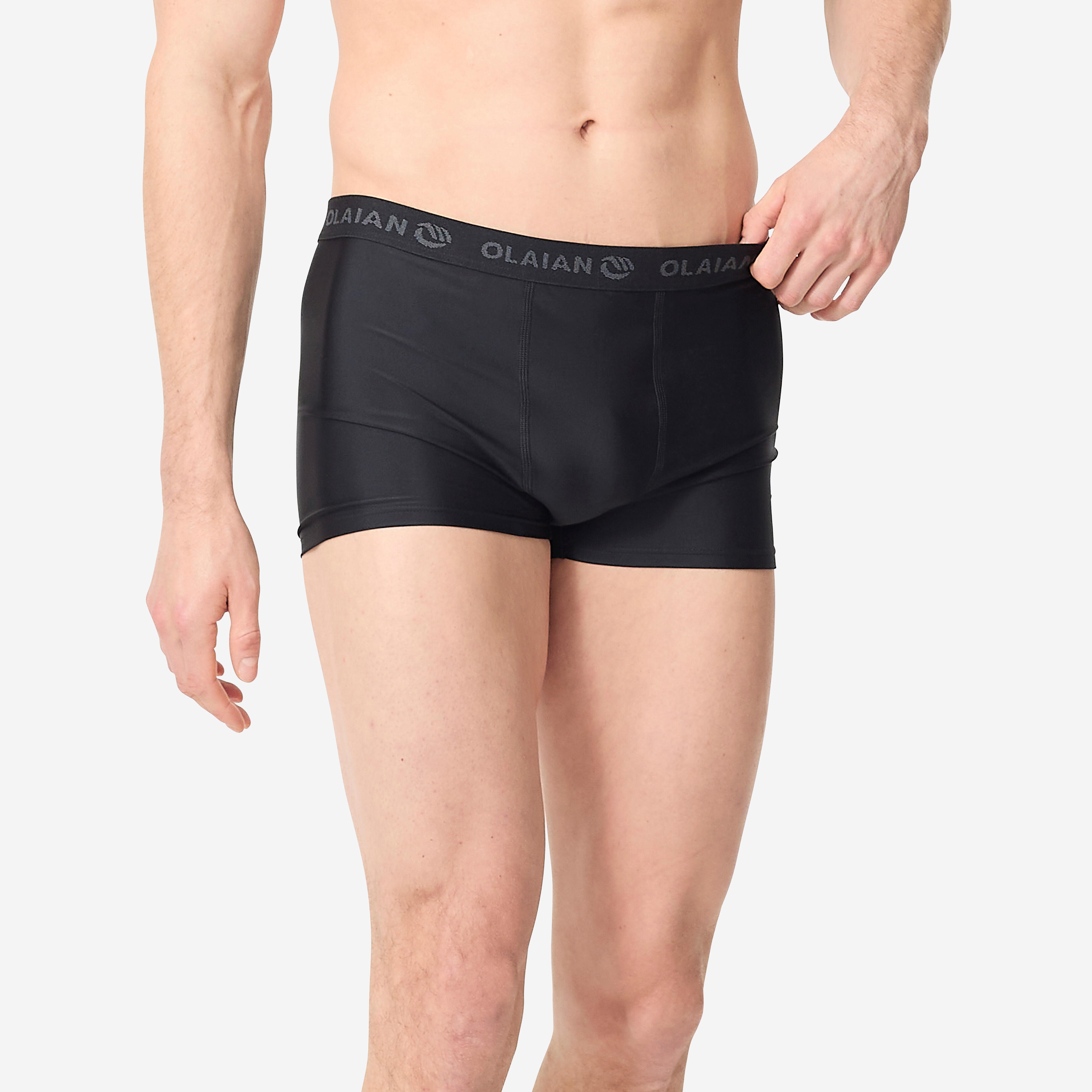 Funktionsshorts Unterzieher Boxershorts 500 schwarz