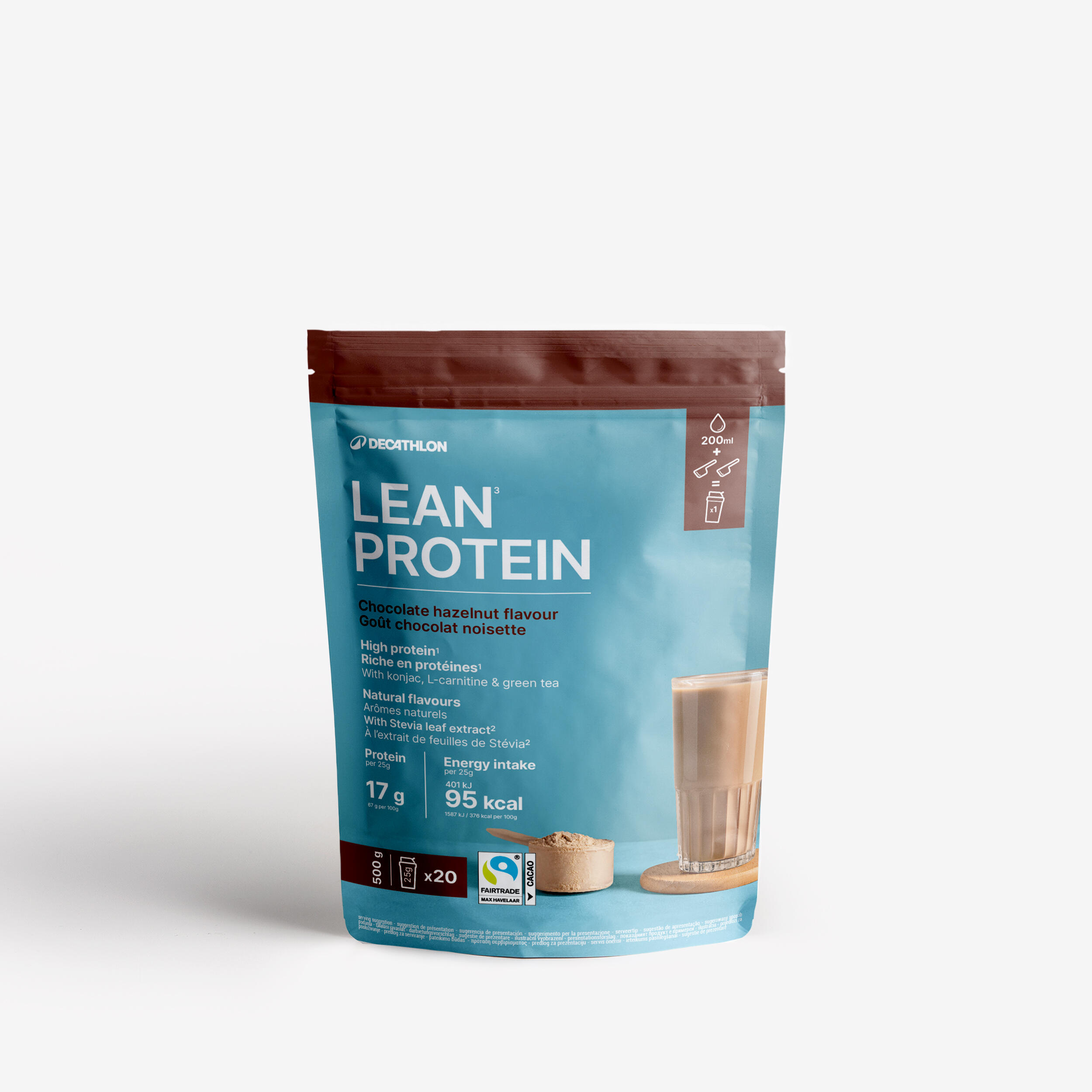 Proteinpulver fettarm Schoko - Lean Protein 500 g