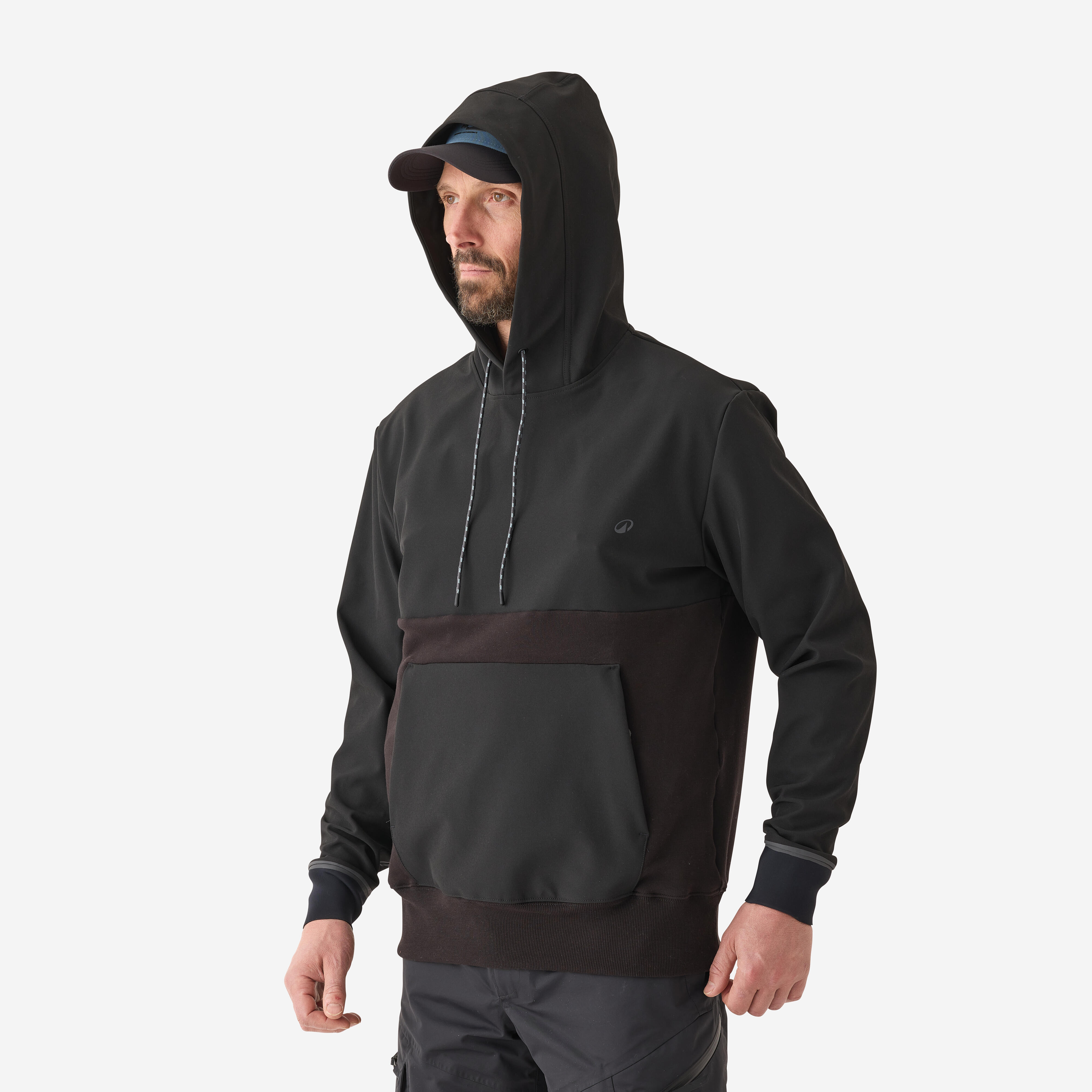 Kapuzen-Sweatshirt 500 Softshell