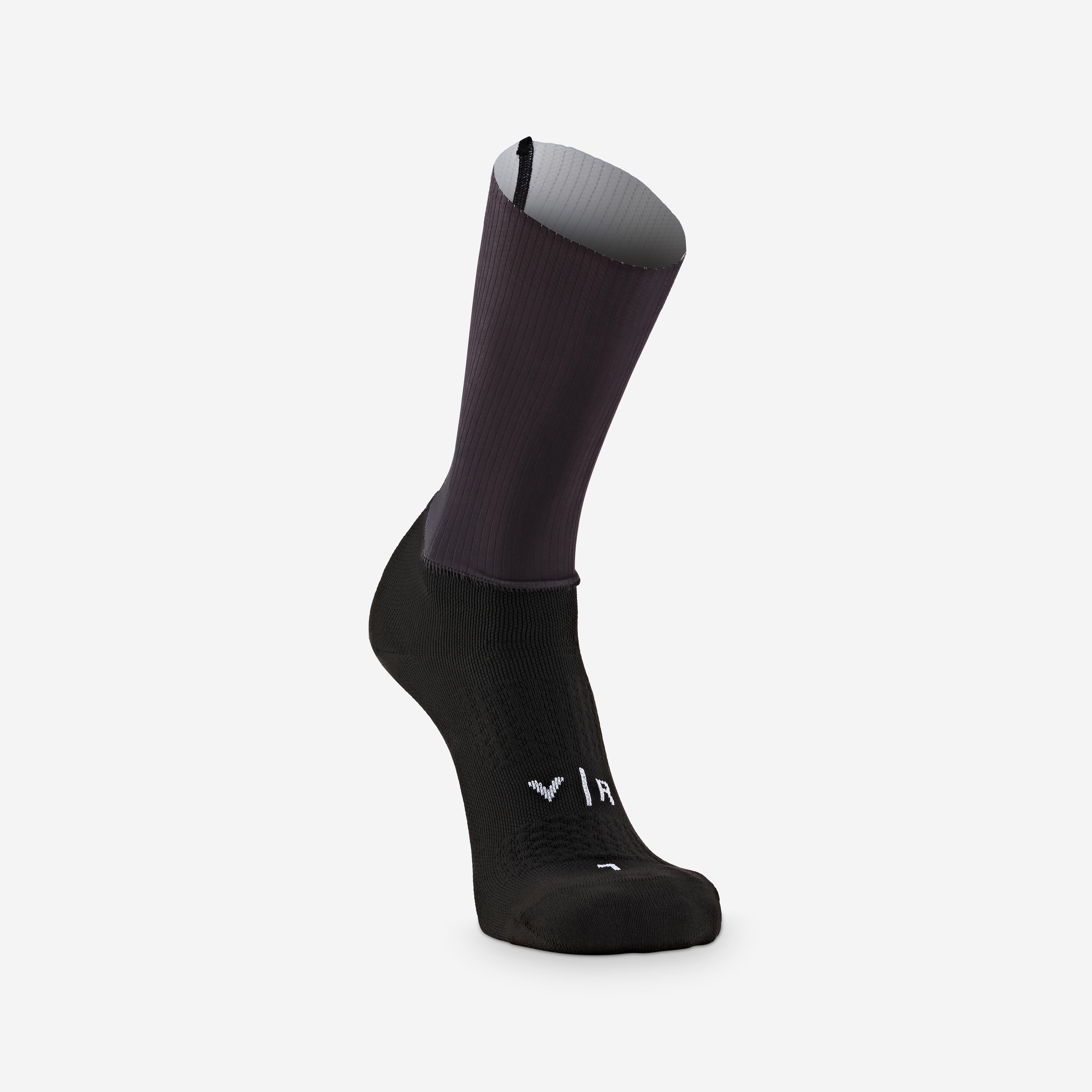 Fahrradsocken Rennrad RCR-R 900 Aero Schwarz