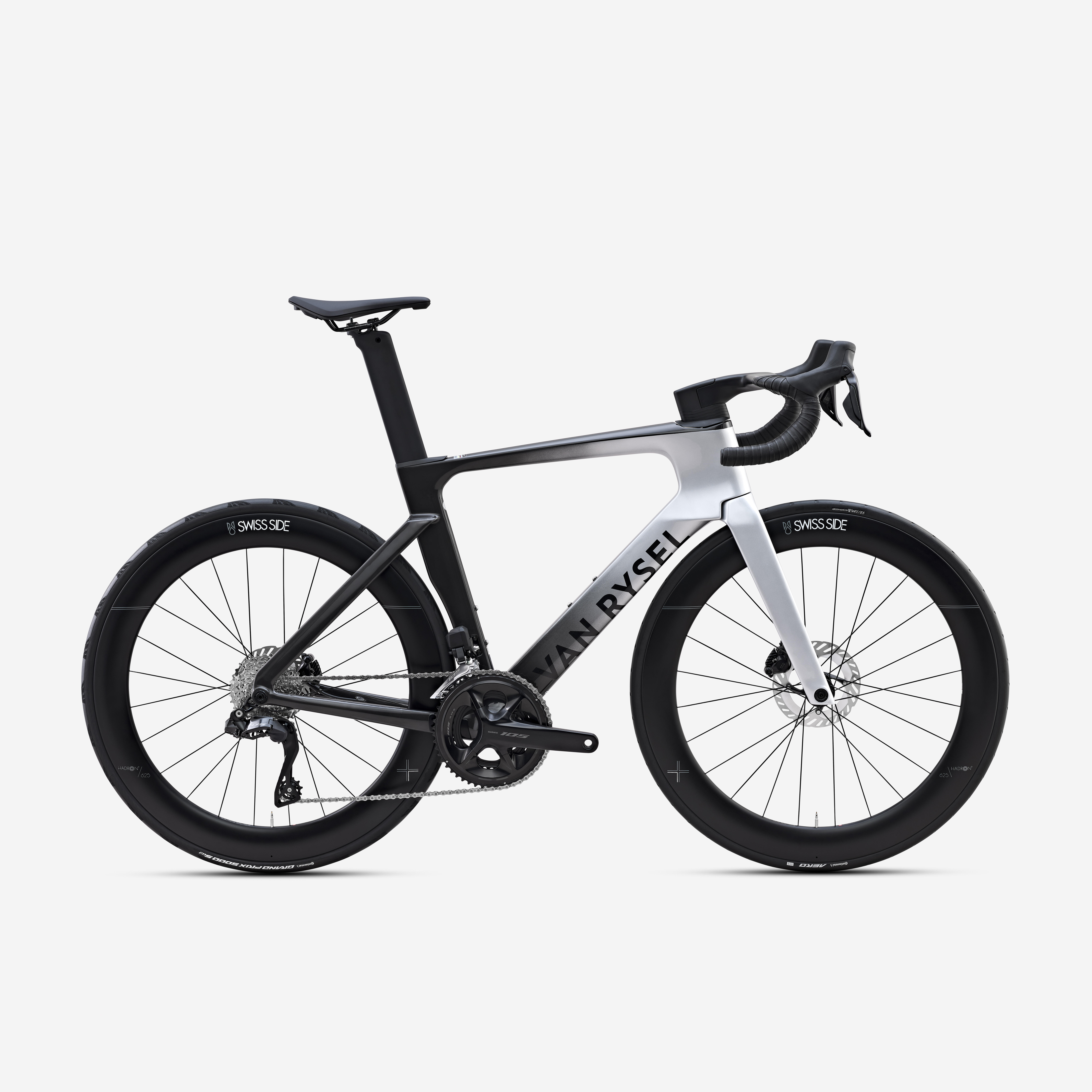 Rennrad Race RCR-F Pro CF Shimano 105 Di2 Grau