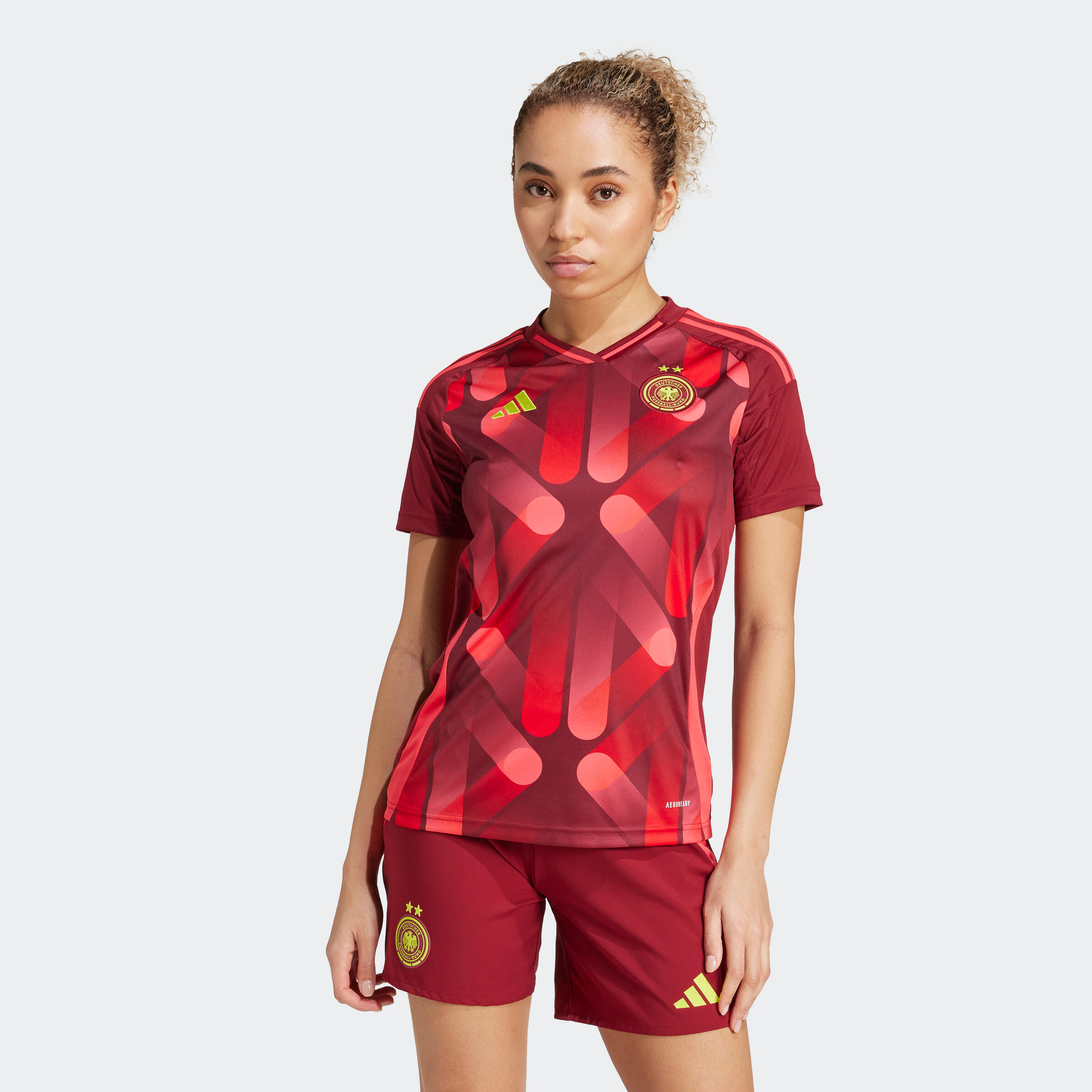 Damen Fußball Trikot Deutschland - ADIDAS DFB 25 Frauenteam Auswärtstrikot