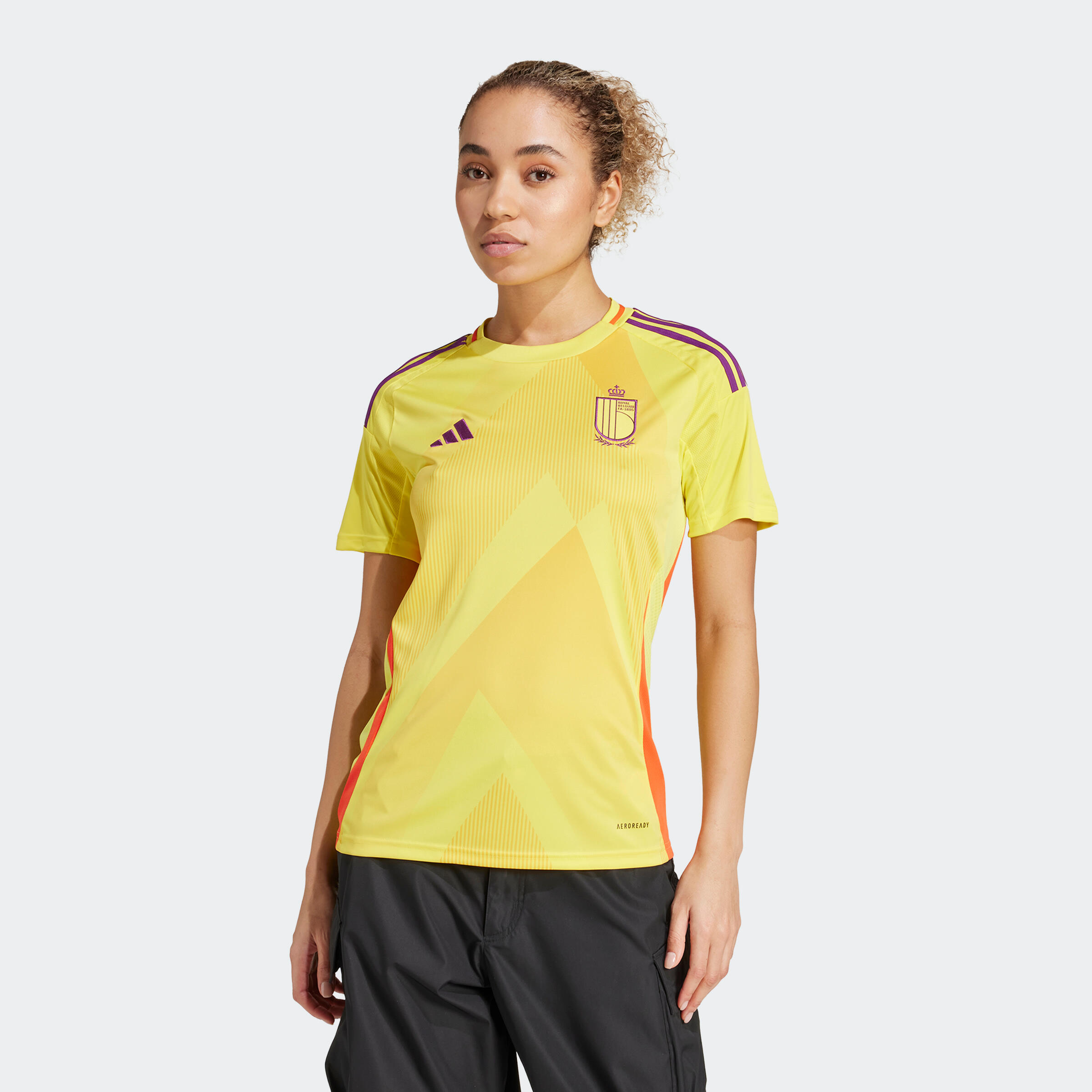 Damen Fußball Trikot Belgien - ADIDAS 2025 Auswärts