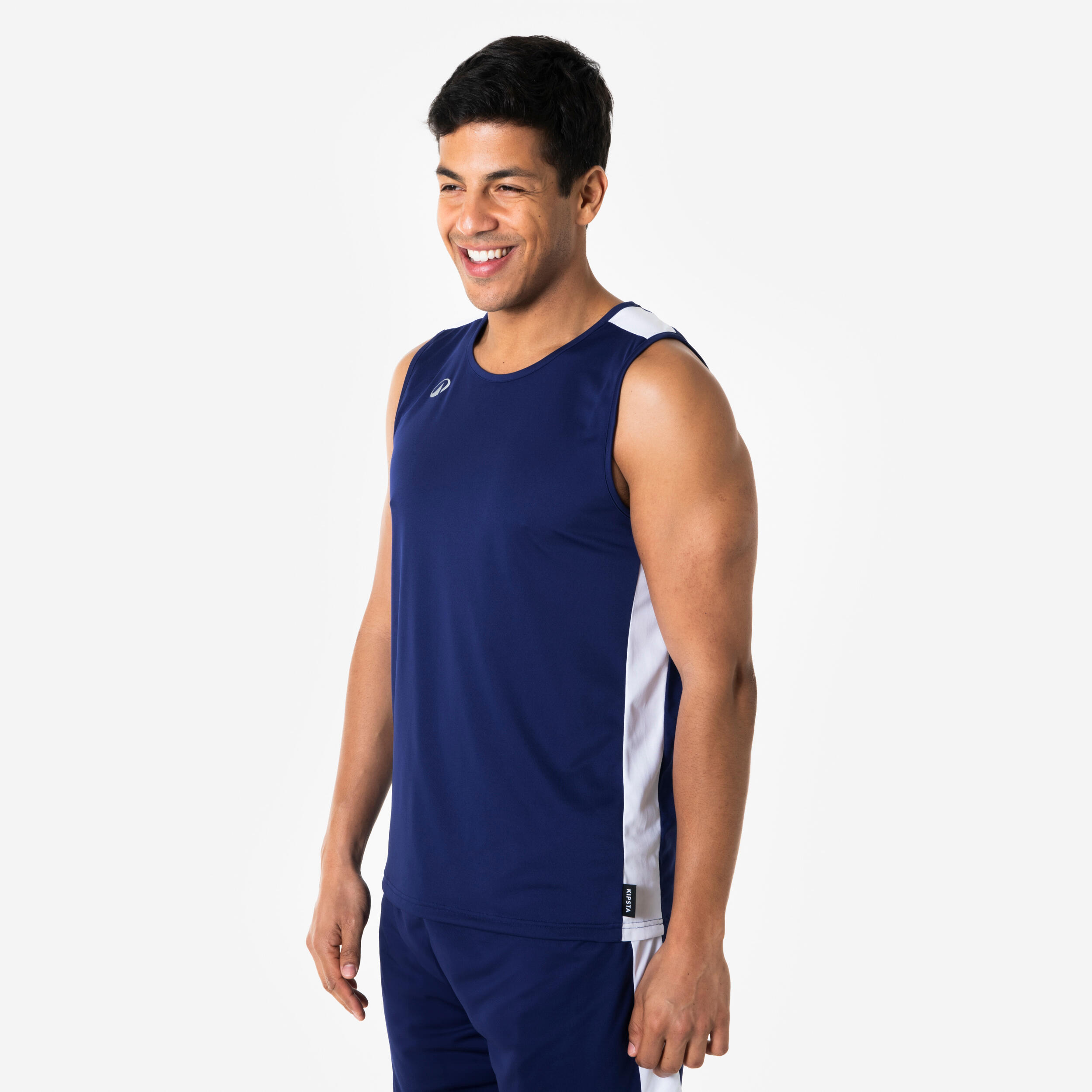 Damen/Herren Basketball Trikot ärmellos - Tank 100 marineblau