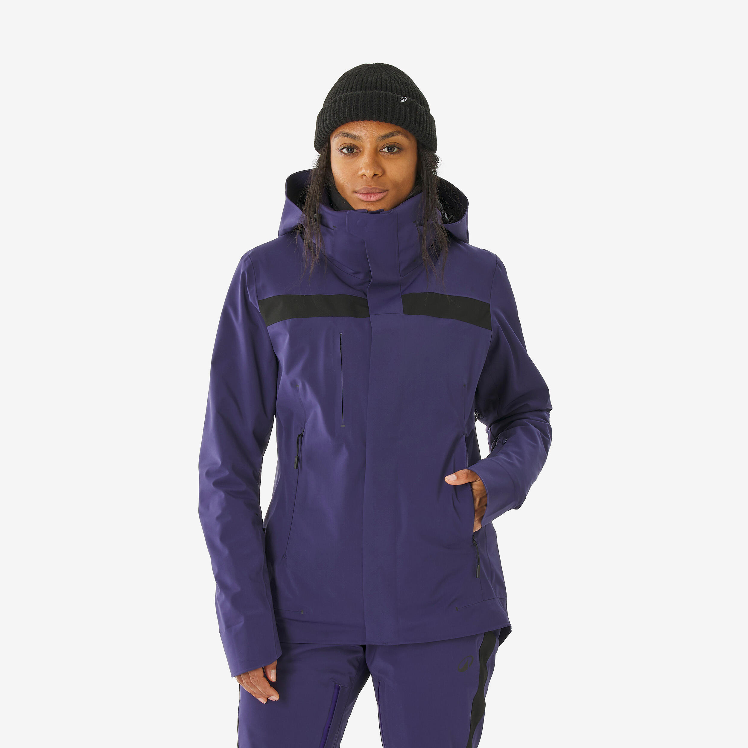 Ski-/Snowboardjacke Damen sehr atmungsaktiv wasserdicht - JKT 900 violett