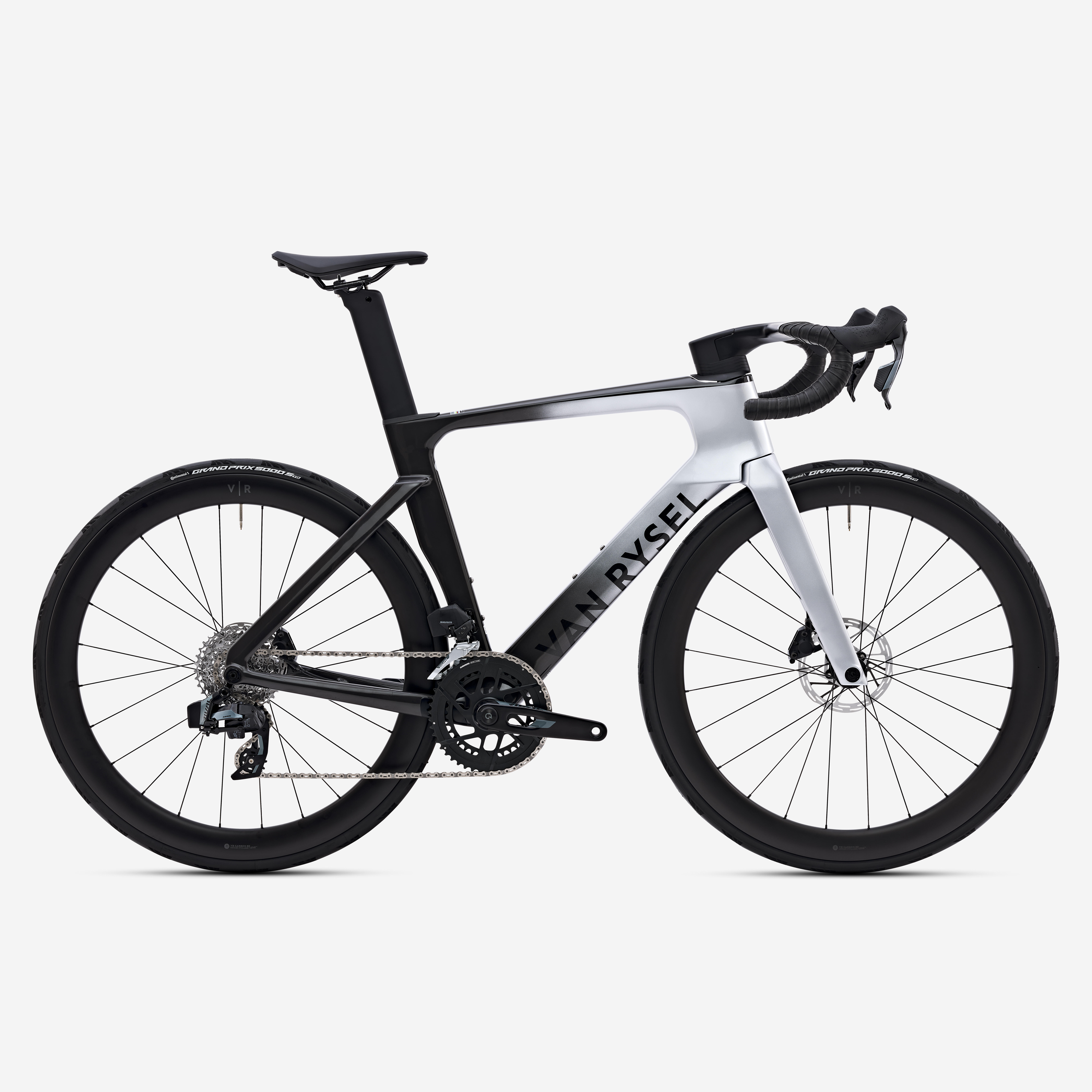 Rennrad Race RCR-F Pro CF SRAM Rival AXS E1 Powermeter grau