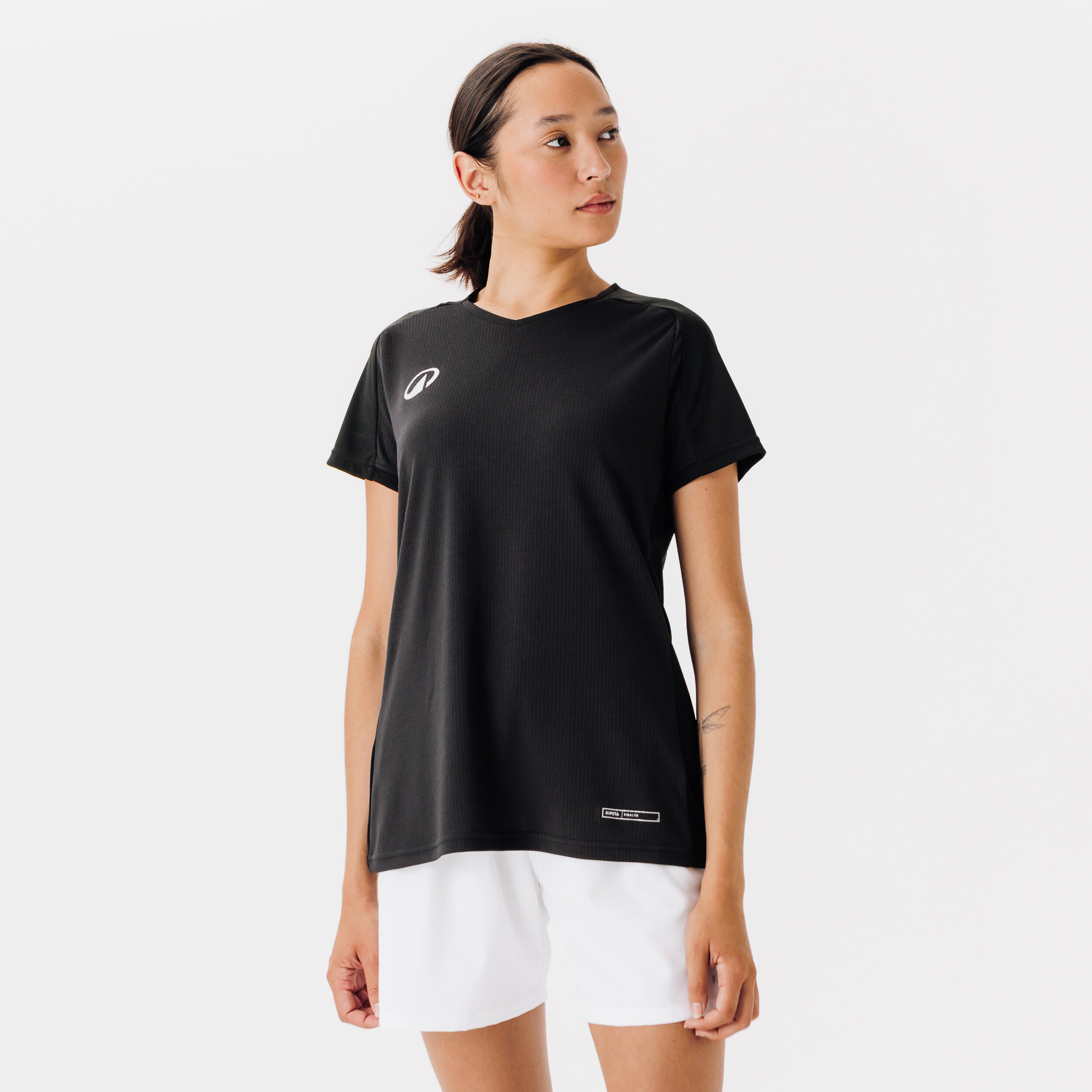 Damen Fußball Trikot - Viralto uni schwarz