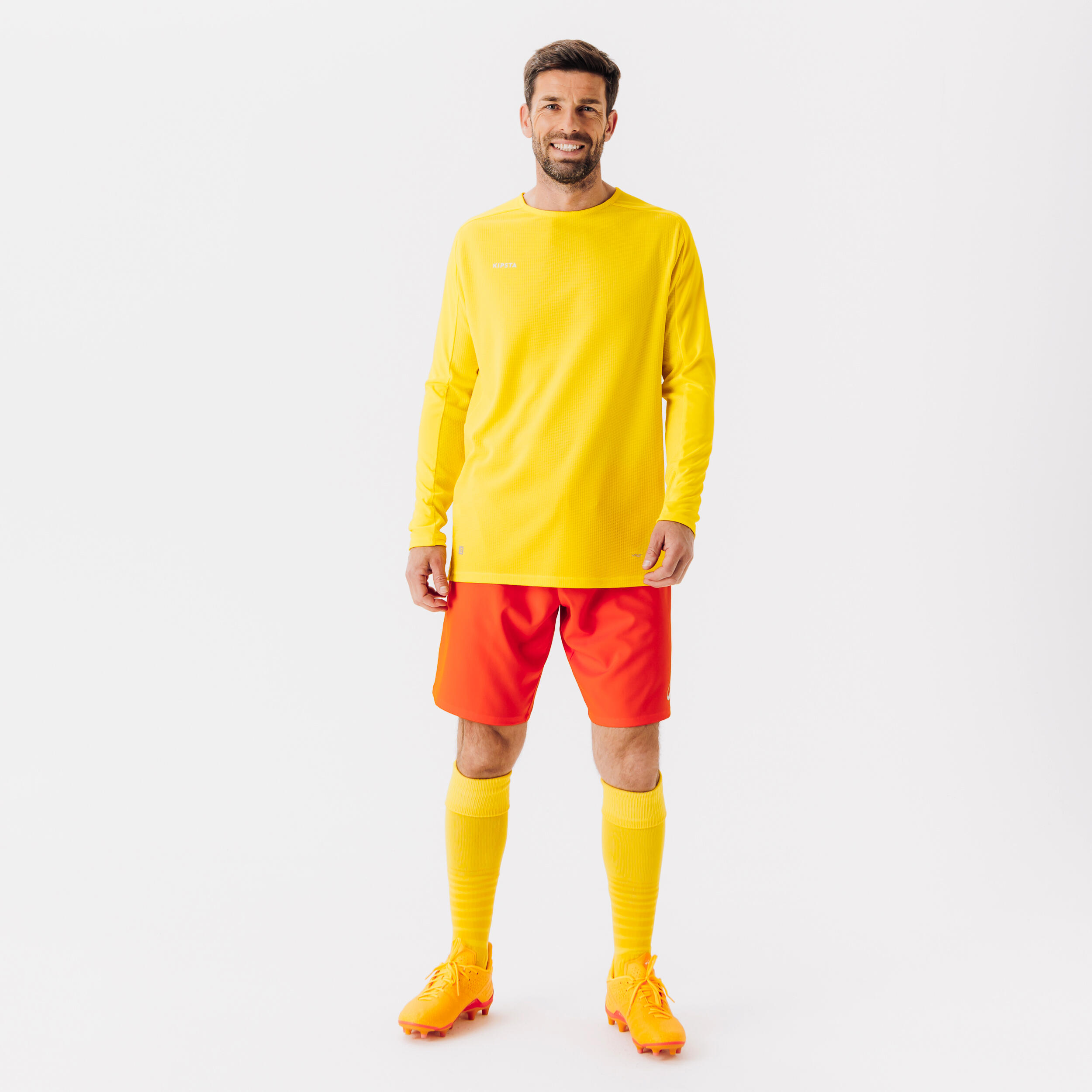 Damen/Herren Fußball Trikot langarm - Viralto Club gelb