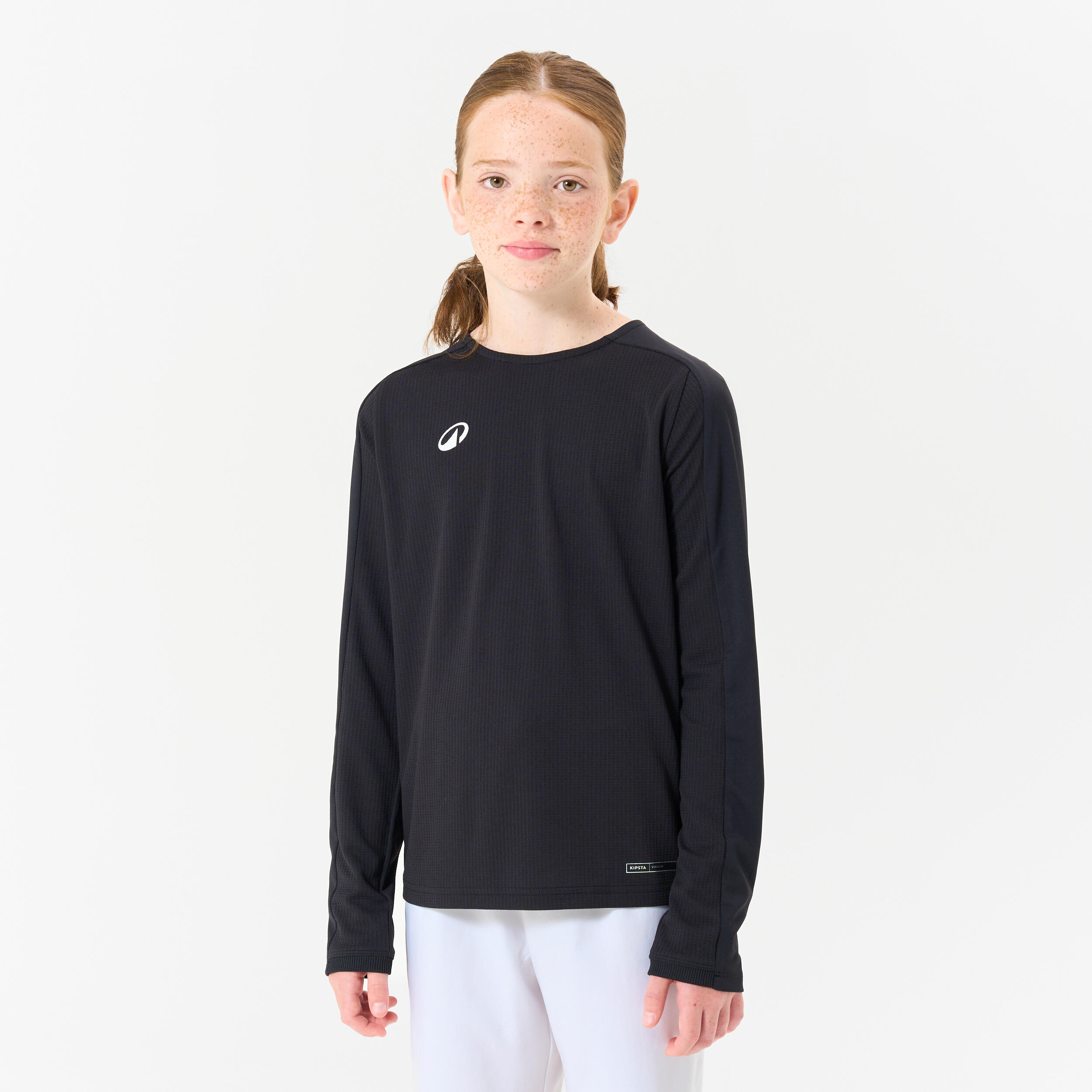 Kinder Fußball Trikot langarm - VIRALTO Club schwarz