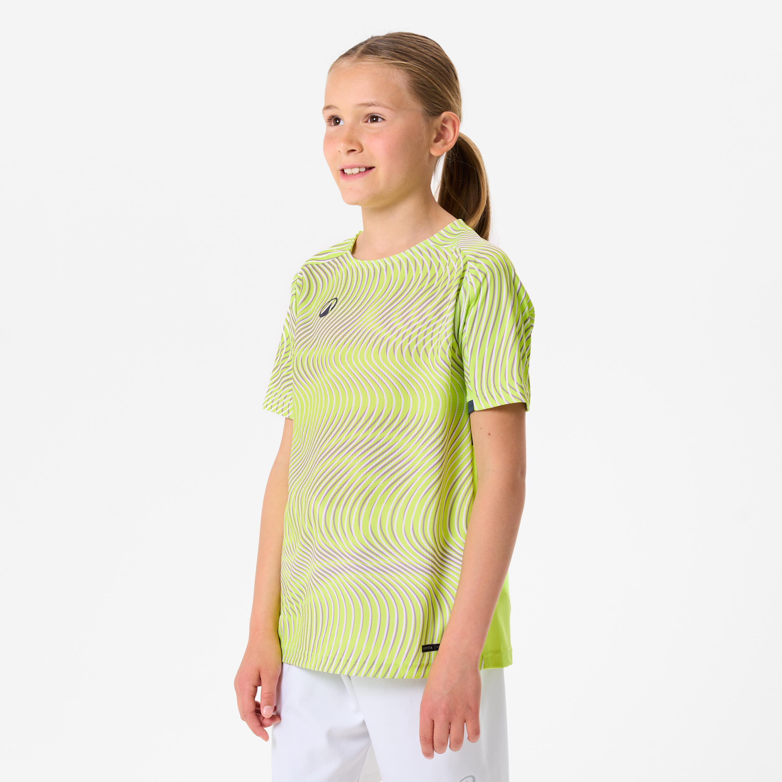 Kinder Fußball Trikot - Club Wavy gelb/schwarz