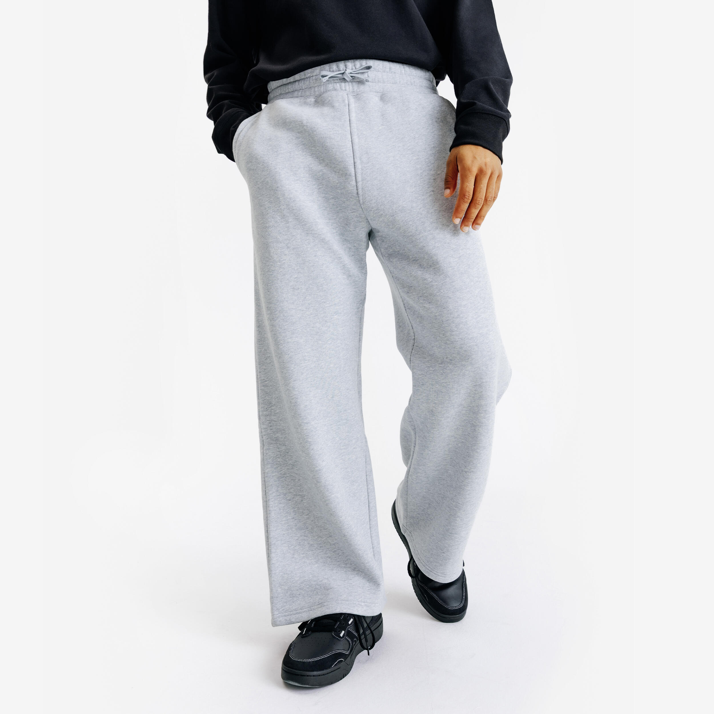 Jogginghose Herren gerade - Elementals grau meliert