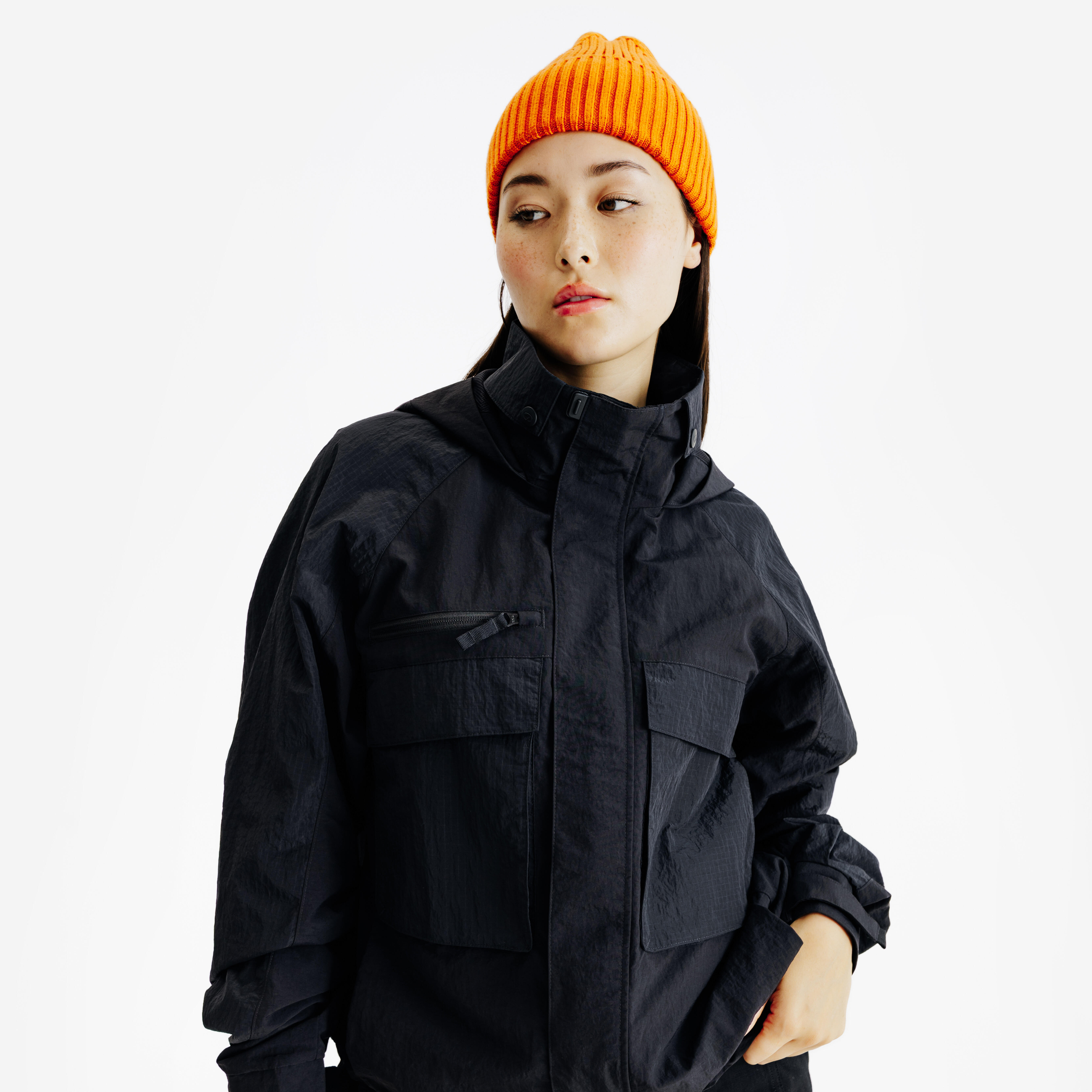 Jacke Damen Cropped - Lifetech schwarz