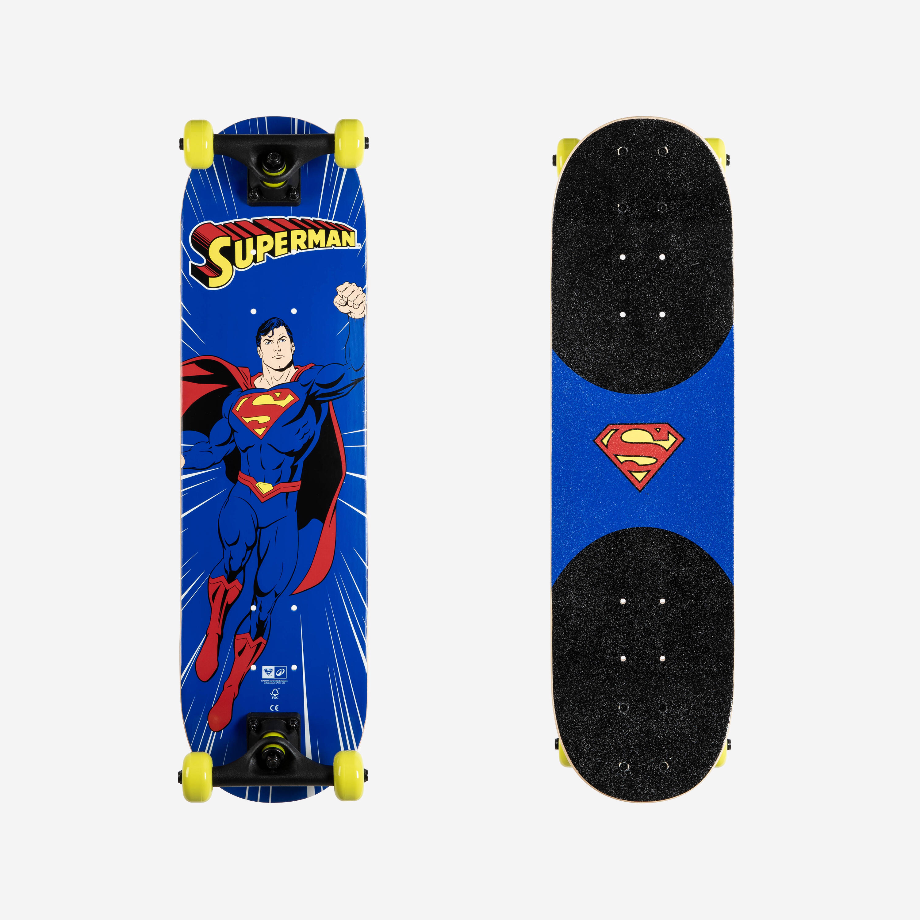 Skateboard Kinder 3-7 Jahre - Play 120 Superman