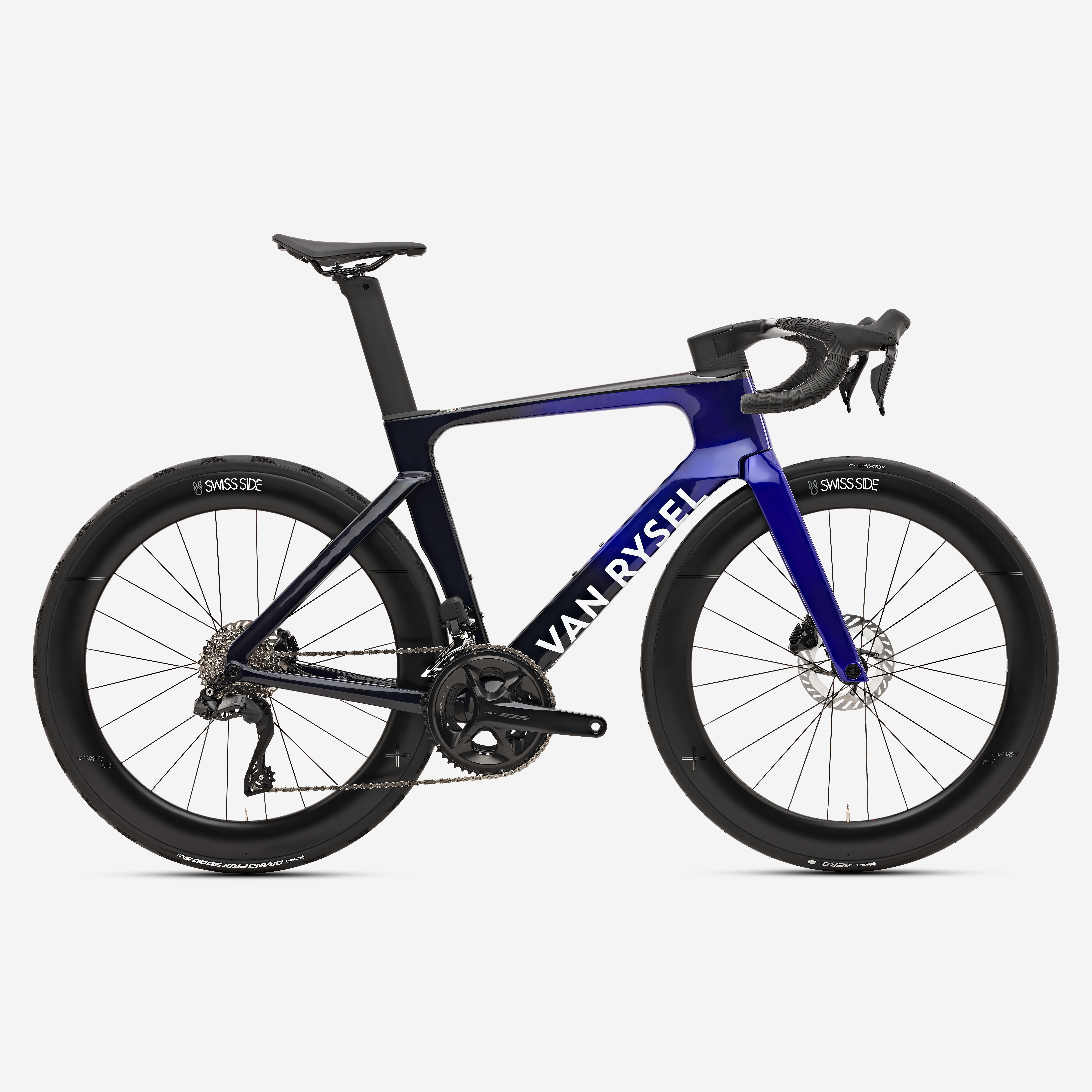 Rennrad Race RCR-F CF Pro Shimano 105 Di2 Powermeter lila