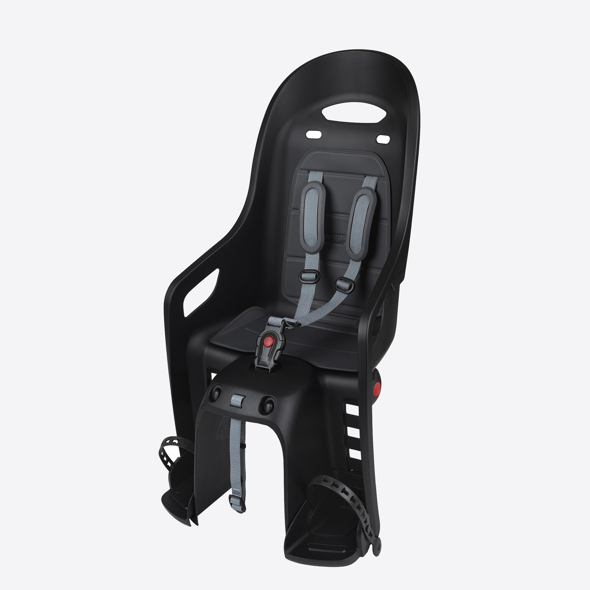 Fahrrad-Kindersitz Polisport Groovy Gepäckträgermontage schwarz