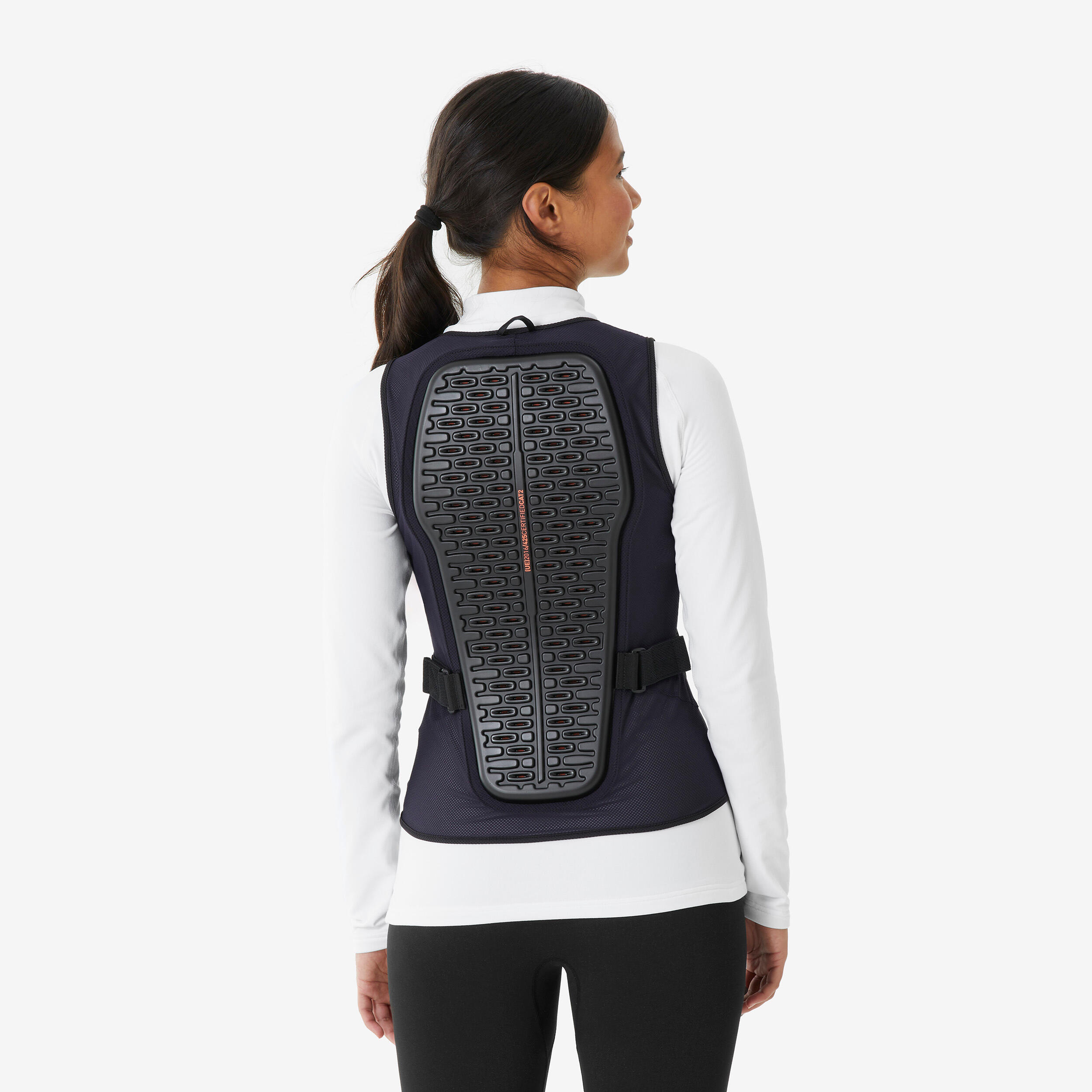 Rückenprotektor Damen MTB Ski Snowboard - DBCK 500 schwarz/blau