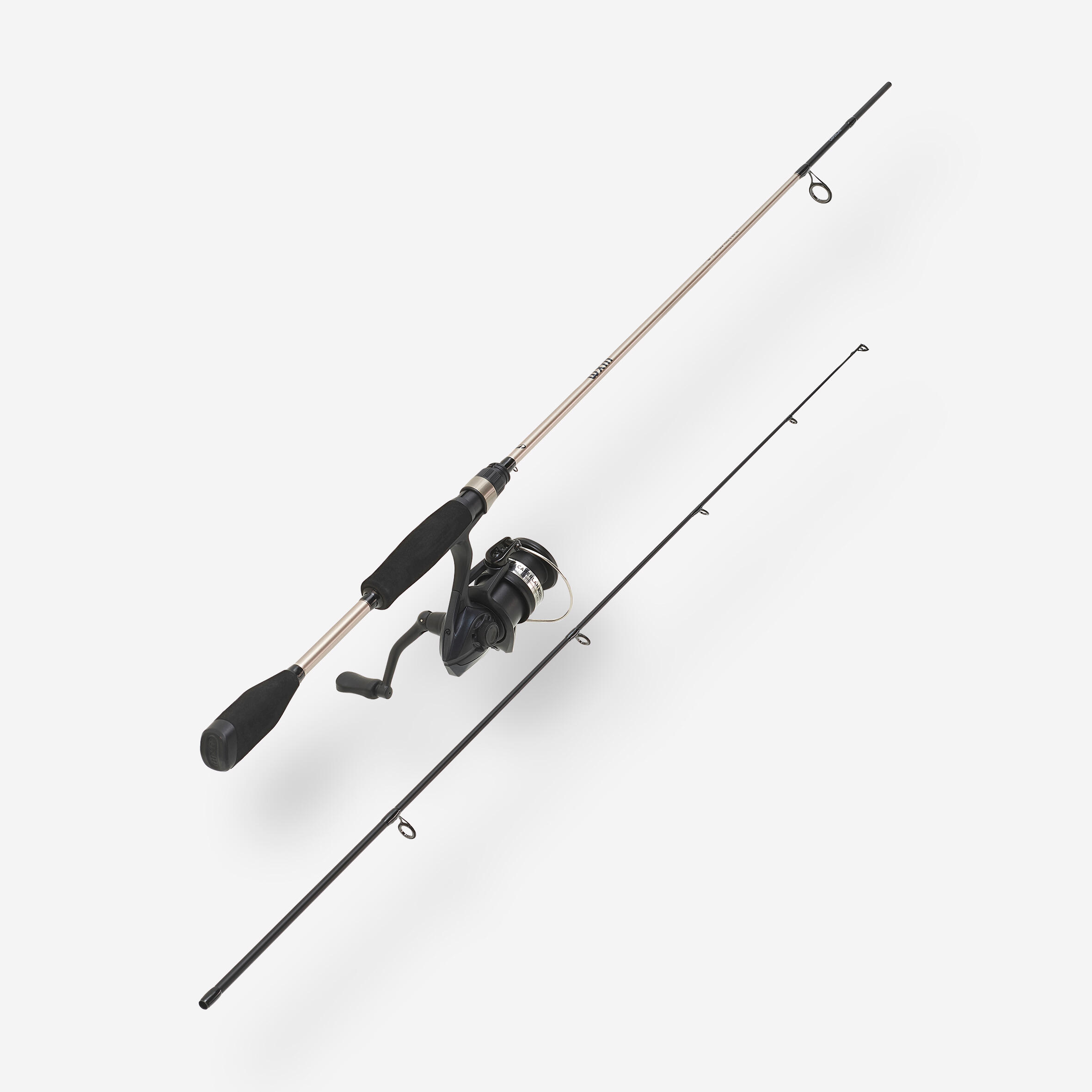 Angelset WXM 100 Spinning Rute und Rolle 1,80 m L 2–10 g