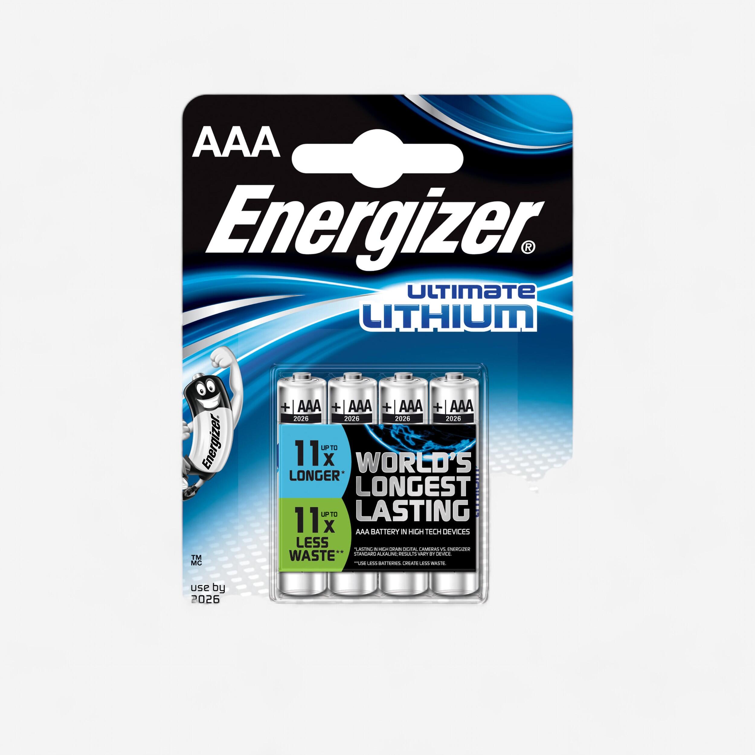 Batterien Energizer AAA-LR3 Lithium 4er-Pack