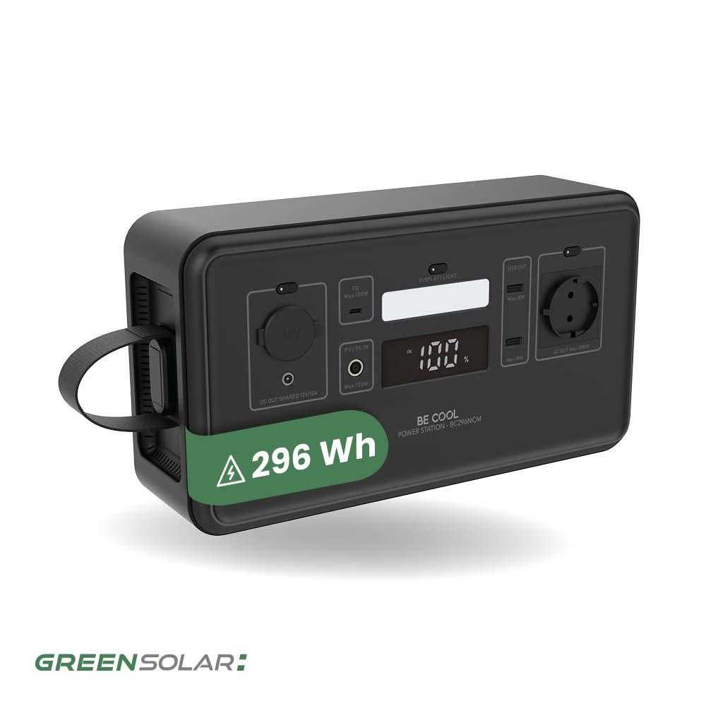 Mobile Powerstation 296Wh mit LED-Notbeleuchtung