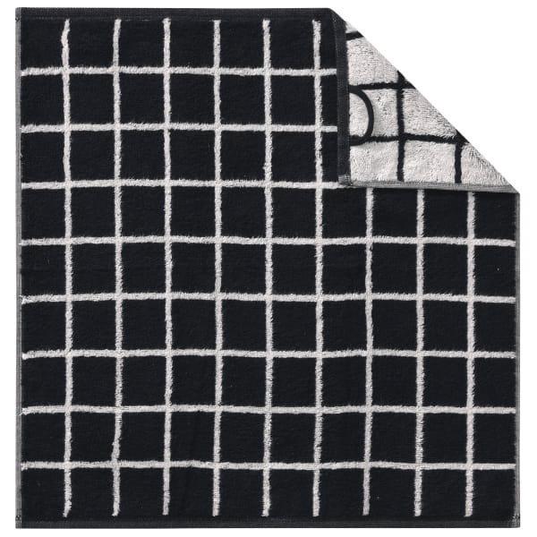 Cawö Küchenhandtücher Cuisine Zoom Karo 123 - Farbe: schwarz - 97 - 50x50 cm