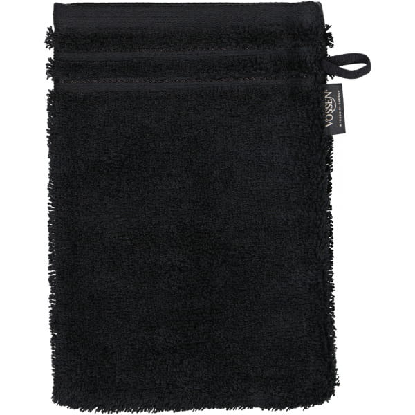 Vossen Handtücher Calypso Feeling - Farbe: schwarz - 7900 - Waschhandschuh 16x22 cm
