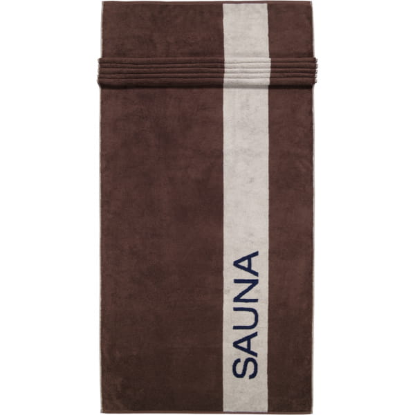 Cawö Saunatücher SAUNA 6238 - Farbe: mokka - 37 - 80x200 cm