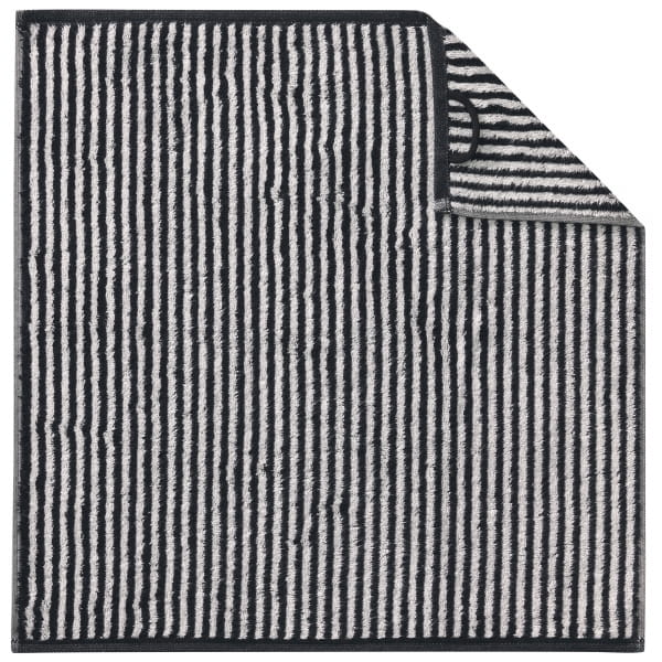 Cawö Küchenhandtücher Cuisine Zoom Streifen 121 - Farbe: schwarz - 97 - 50x50 cm
