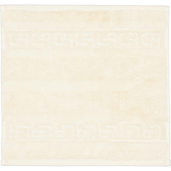 Cawö - Noblesse Uni 1001 - Farbe: 351 - natur - Seiflappen 30x30 cm