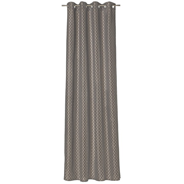 JOOP! Vorhang Gardine Allover mit Ösen - Farbe: Kitt - 021 - 140x250 cm
