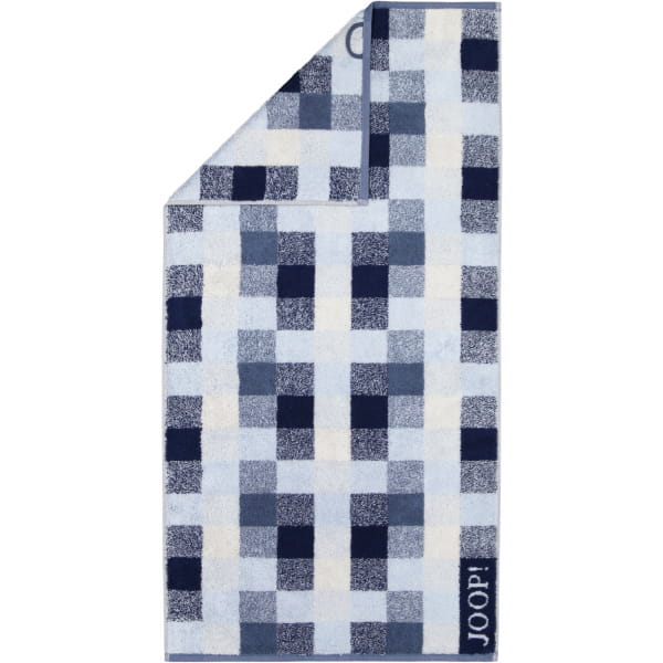 JOOP! Handtücher Vibe Karo 1699 - Farbe: ozean - 11 - Handtuch 50x100 cm