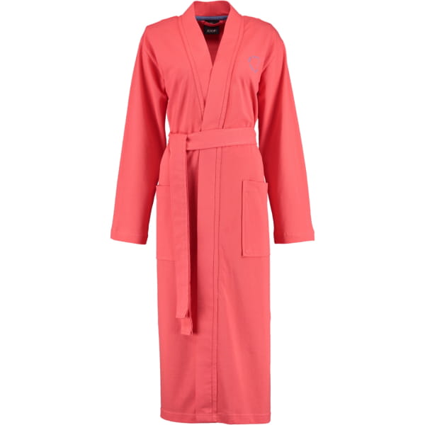 JOOP Damen Bademantel Kimono Pique - 1654 - Farbe: coral - 21 - XS