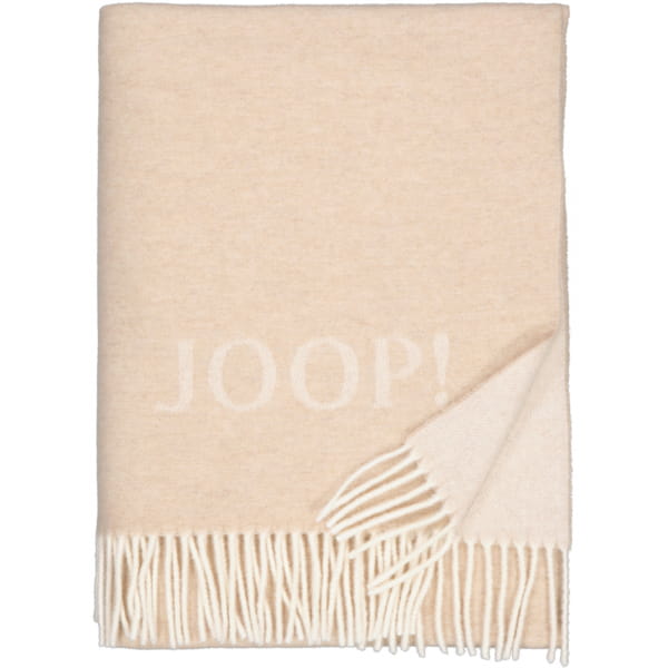 JOOP! Wohndecke Fine-Doubleface - Größe: 130x180 cm - Farbe: Creme-Natur