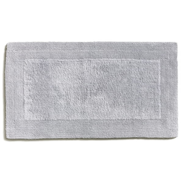 Möve Badteppiche Doubleface - Farbe: silver - 829 - 60x100 cm