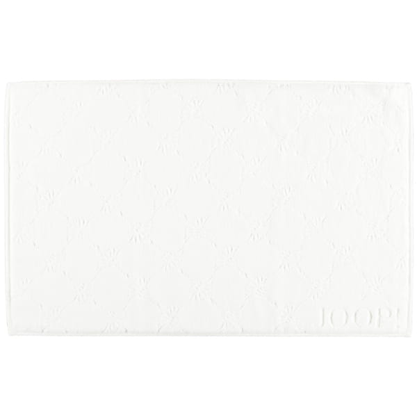 JOOP Uni Cornflower Badematte 1670 - 50x80 cm - Farbe: weiß - 600