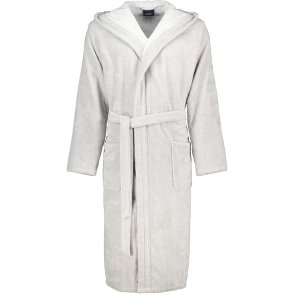JOOP! Classic - Herren Bademantel - Kapuze 1619 - Farbe: 76 - Silber